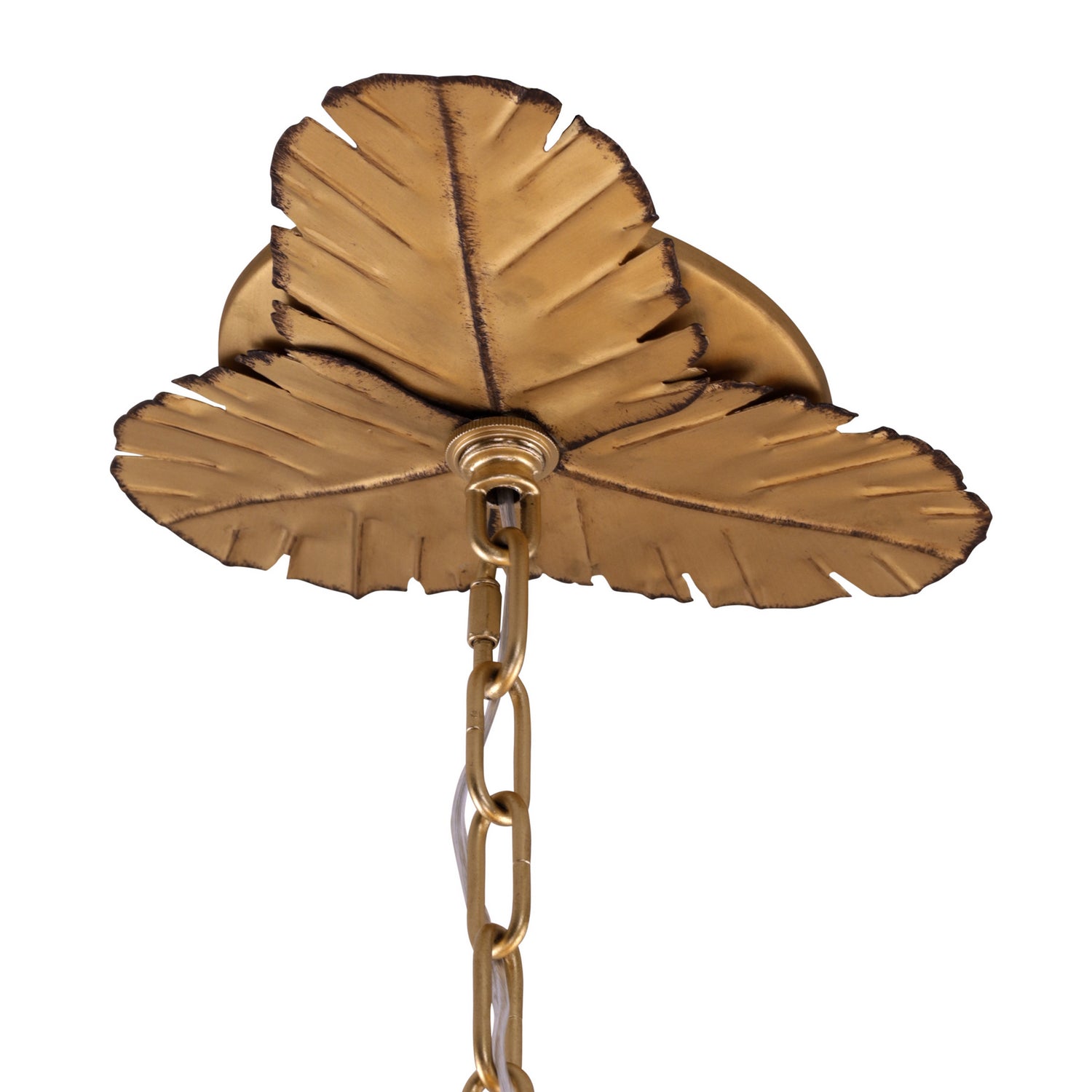 Varaluz - 901C09GO - Nine Light Chandelier - Banana Leaf - Gold
