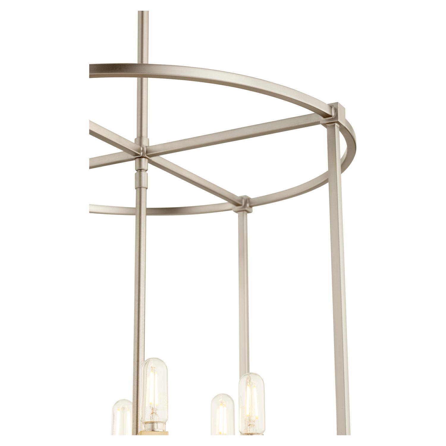 Quorum - 686-6-65 - Six Light Entry Pendant - Olympus - Satin Nickel