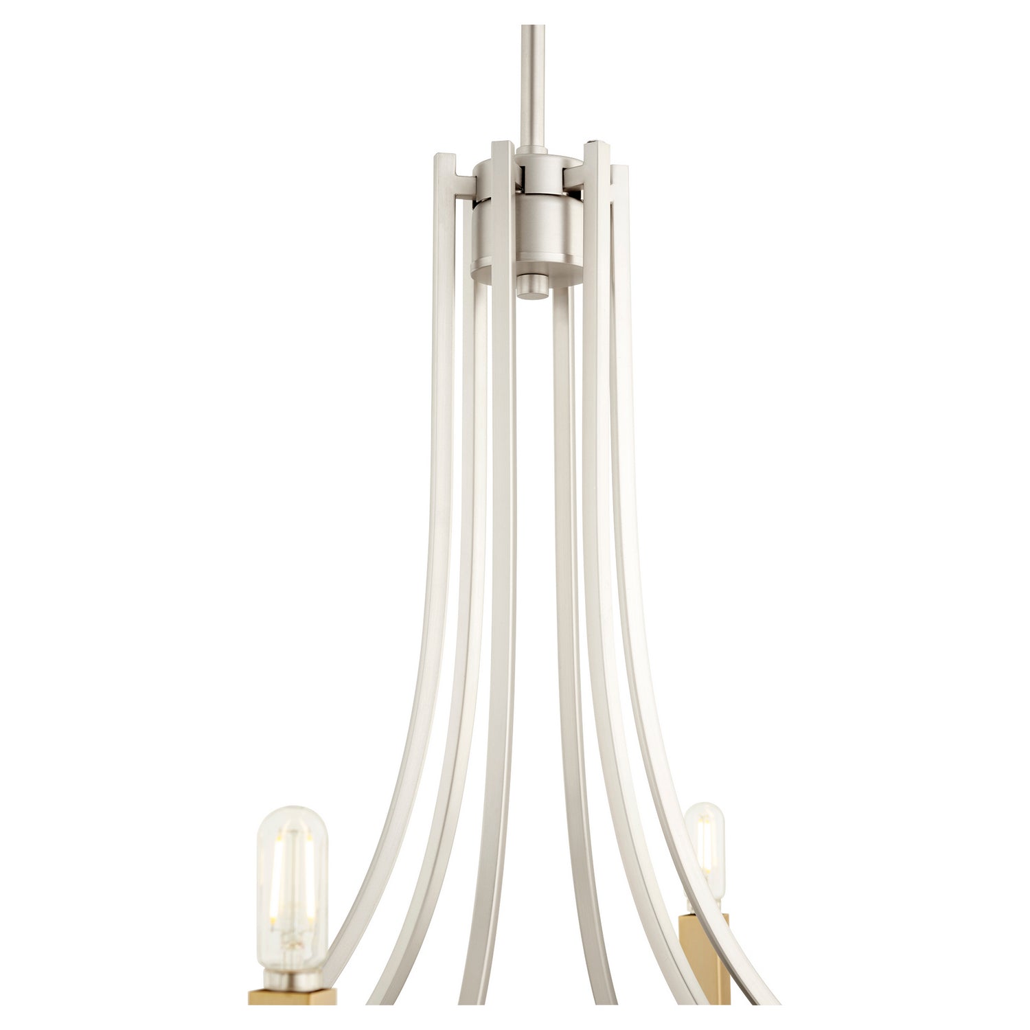 Quorum - 696-6-65 - Six Light Chandelier - Olympus - Satin Nickel