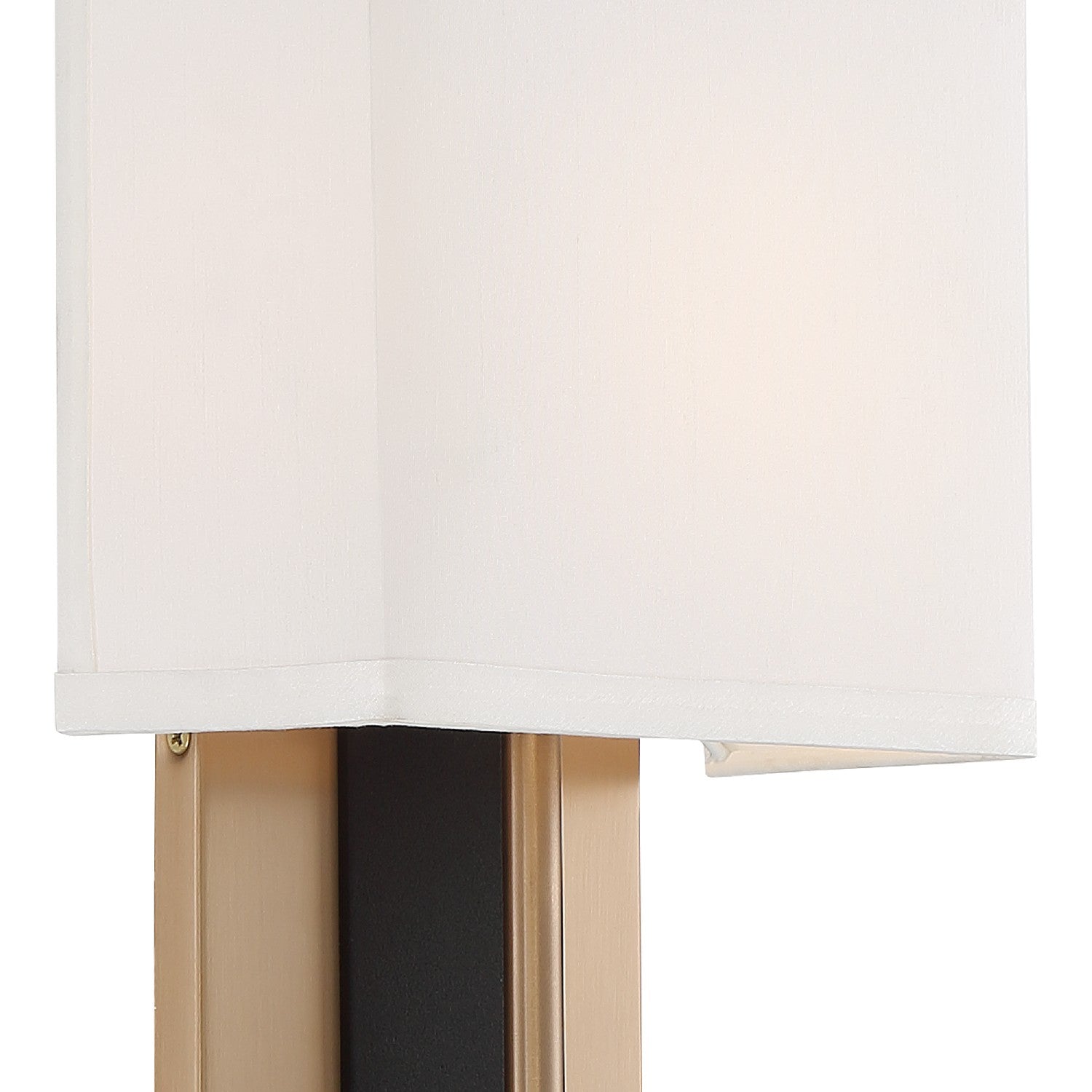 Crystorama - BRE-A3631-VG-BF - One Light Wall Sconce - Brent - Vibrant Gold + Black Forged