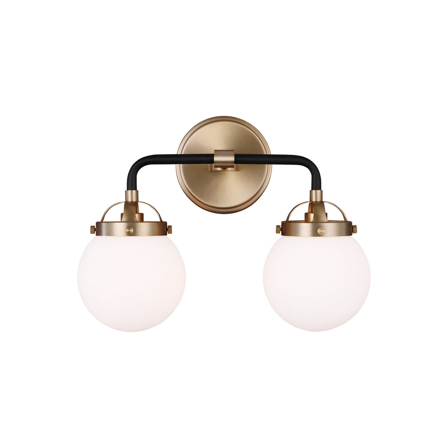 Visual Comfort Studio - 4487902-848 - Two Light Wall / Bath - Cafe - Satin Brass