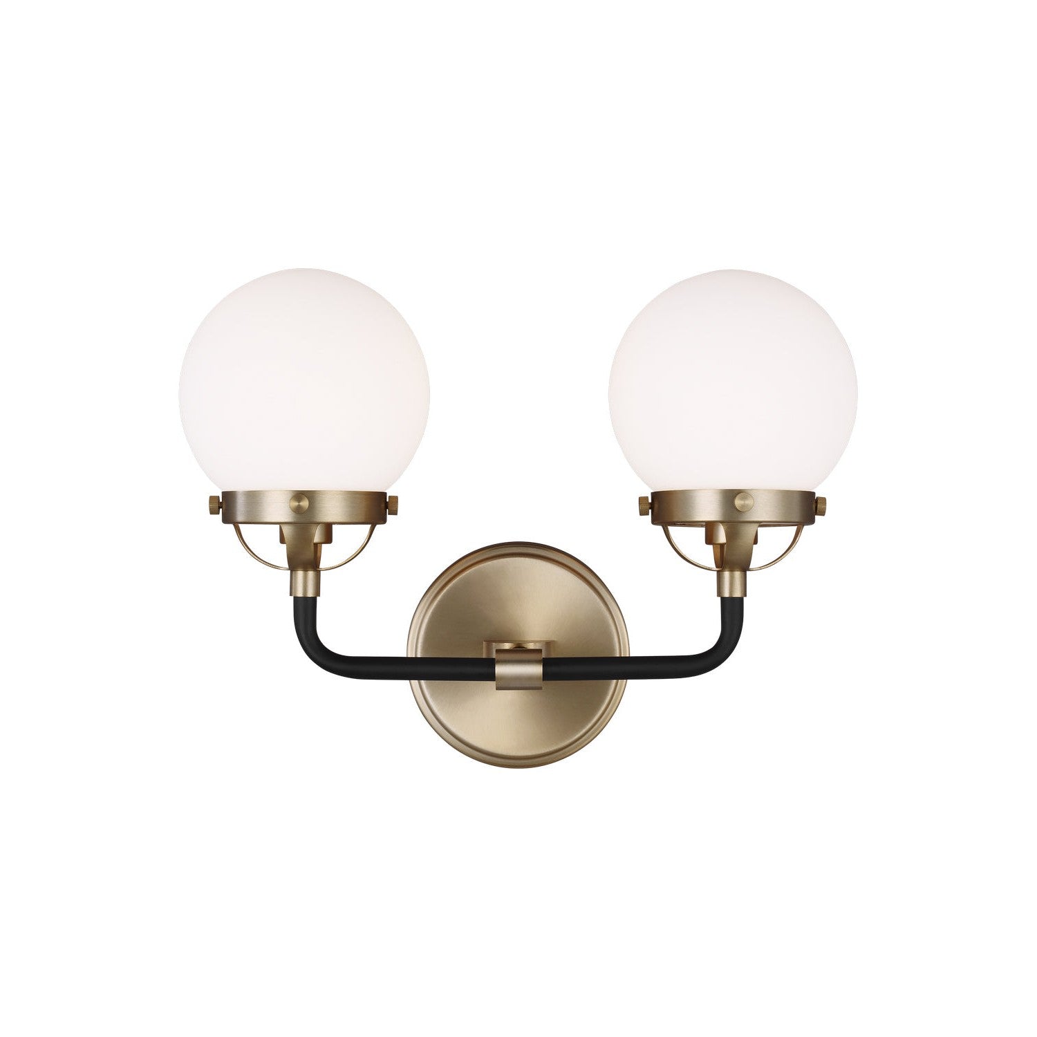 Visual Comfort Studio - 4487902-848 - Two Light Wall / Bath - Cafe - Satin Brass
