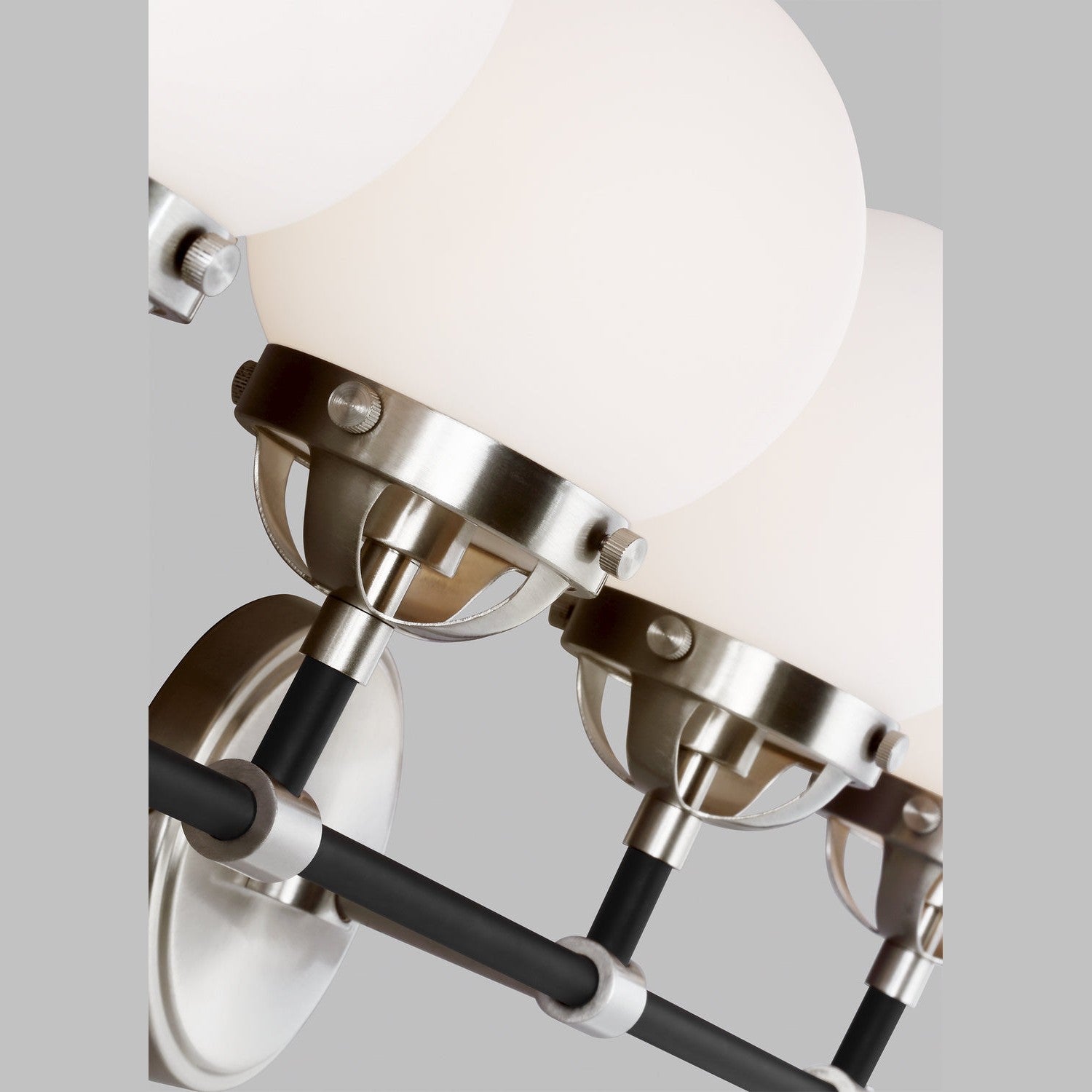 Visual Comfort Studio - 4487905-962 - Five Light Wall / Bath - Cafe - Brushed Nickel