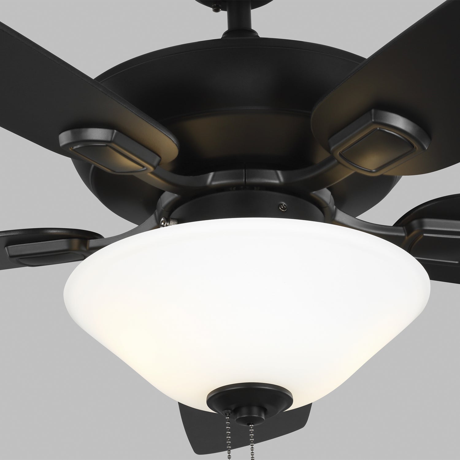 Generation Lighting - 5COM52MBKD-V1 - 52" Ceiling Fan - Colony - Midnight Black