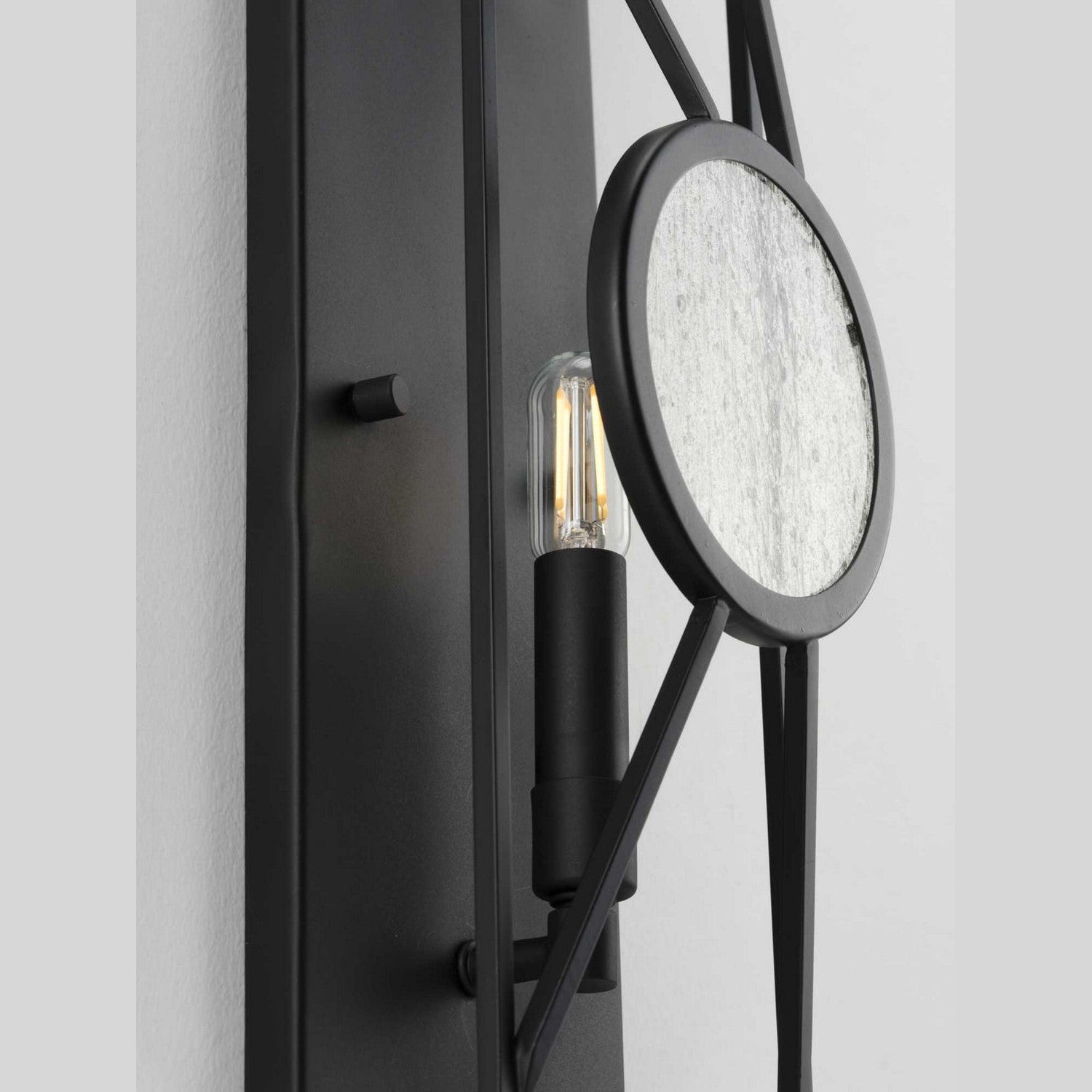Progress Lighting - P710076-031 - One Light Wall Sconce - Cumberland - Black