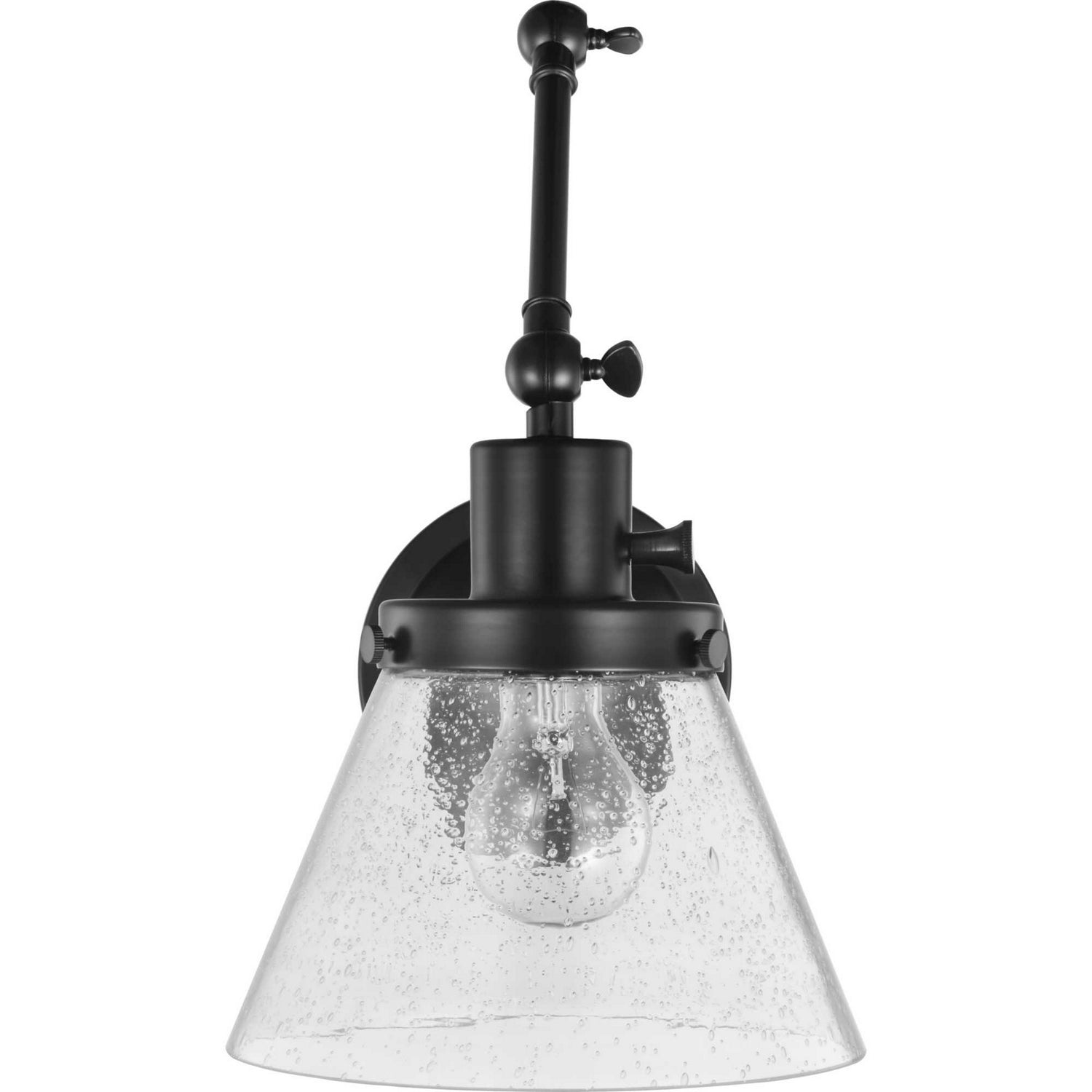 Progress Lighting - P710094-031 - One Light Swing Arm Wall Lamp - Hinton - Black