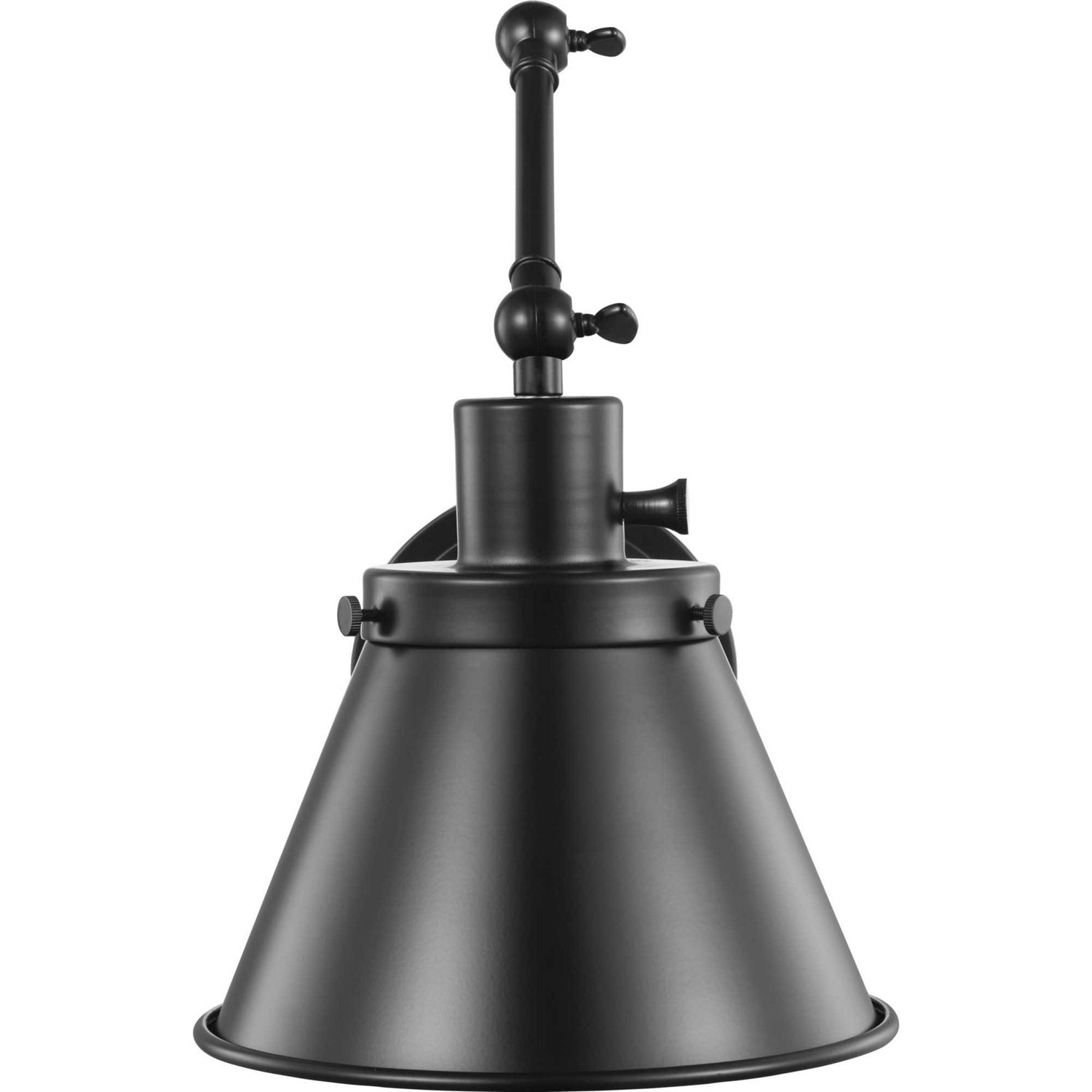 Progress Lighting - P710095-031 - One Light Swing Arm Wall Lamp - Hinton - Black