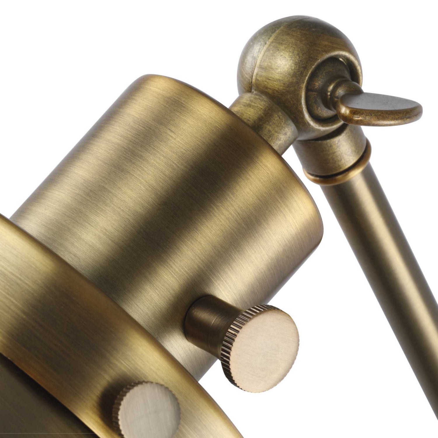 Progress Lighting - P710095-163 - One Light Swing Arm Wall Lamp - Hinton - Vintage Brass
