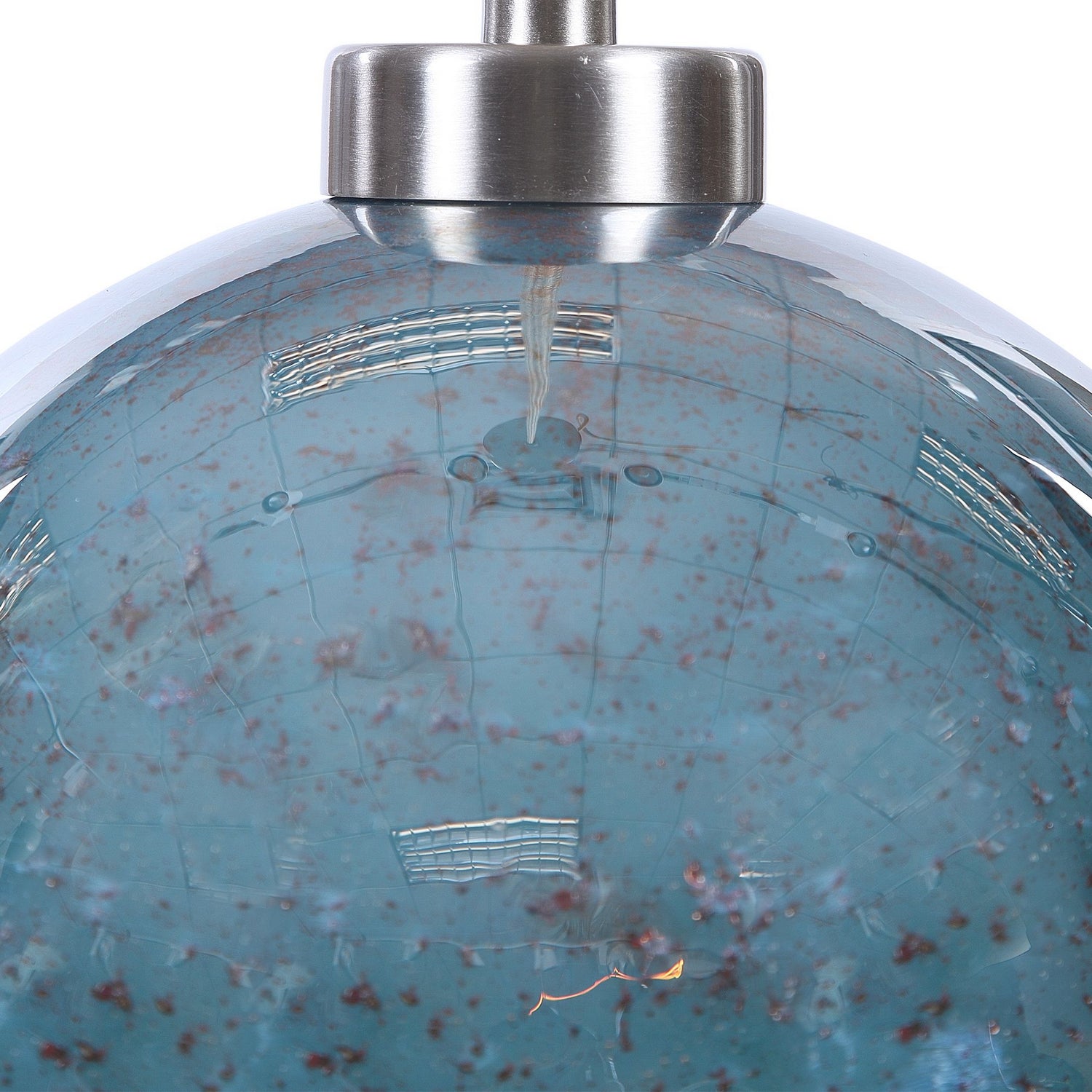 Uttermost - 22198 - One Light Mini Pendant - Gemblue - Brushed Nickel