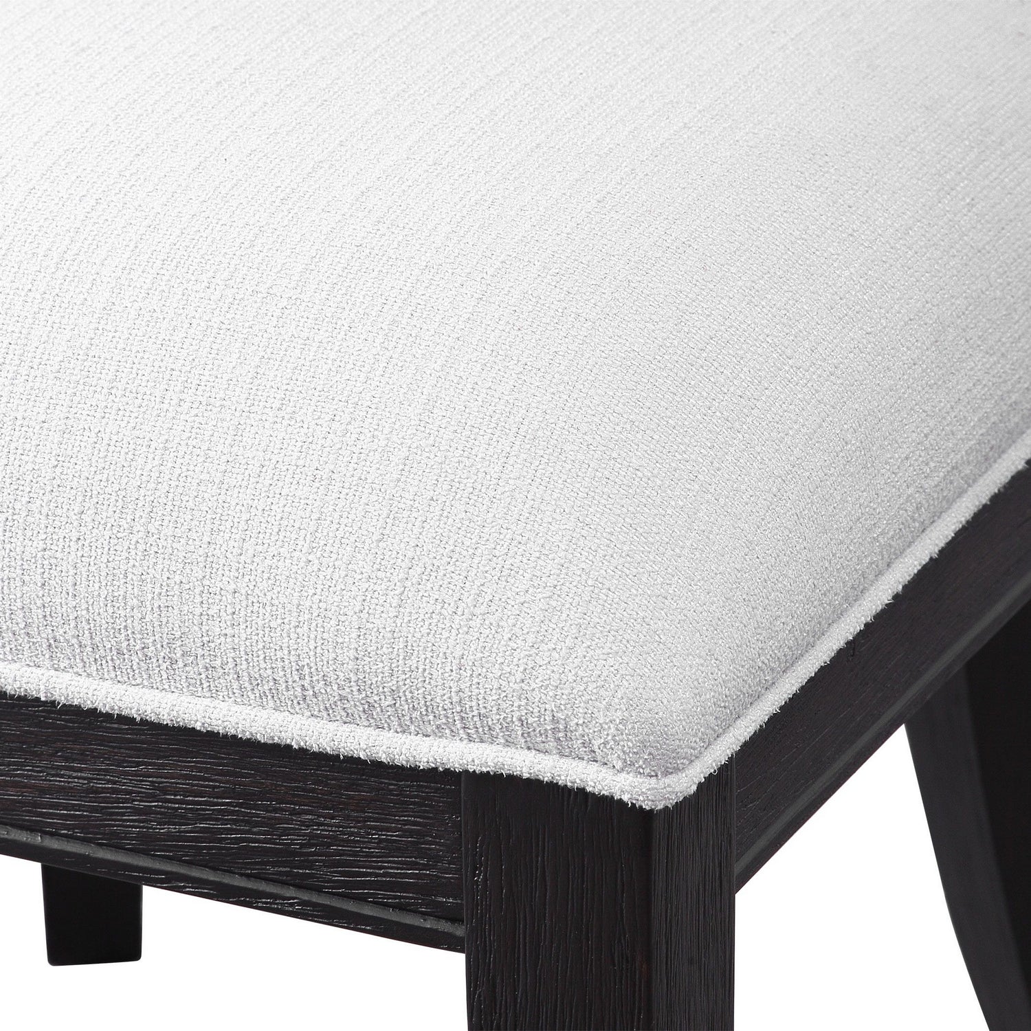 Uttermost - 23533 - Chair - Idris - Brushed And Rubbed In A Charcoal Black Stain