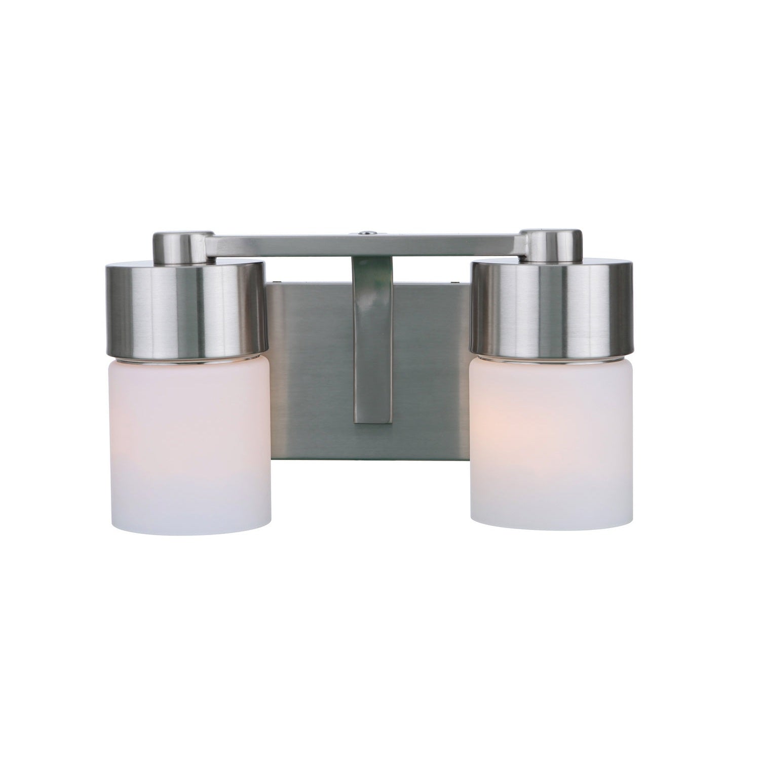 Craftmade - 12314BNK2 - Two Light Vanity - District - Brushed Polished Nickel