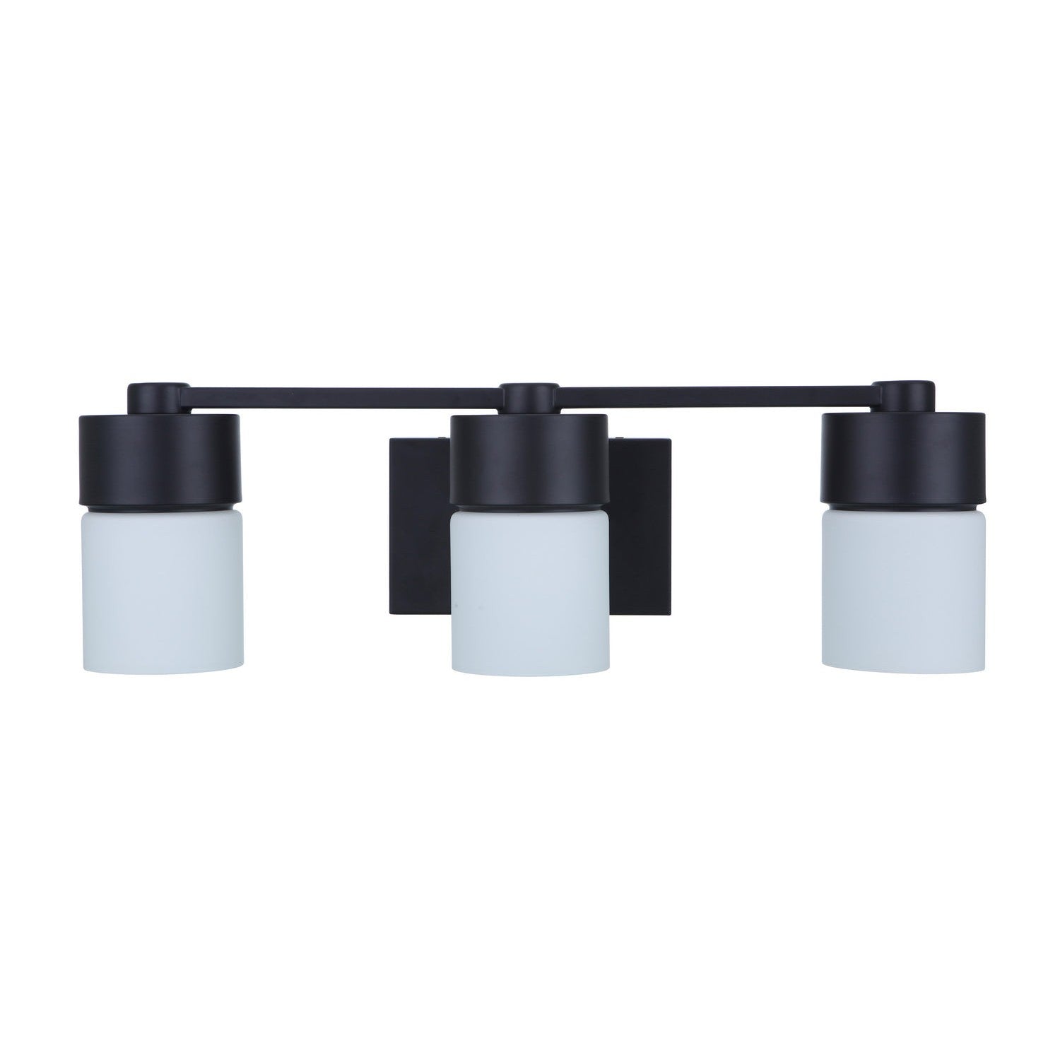 Craftmade - 12322FB3 - Three Light Vanity - District - Flat Black