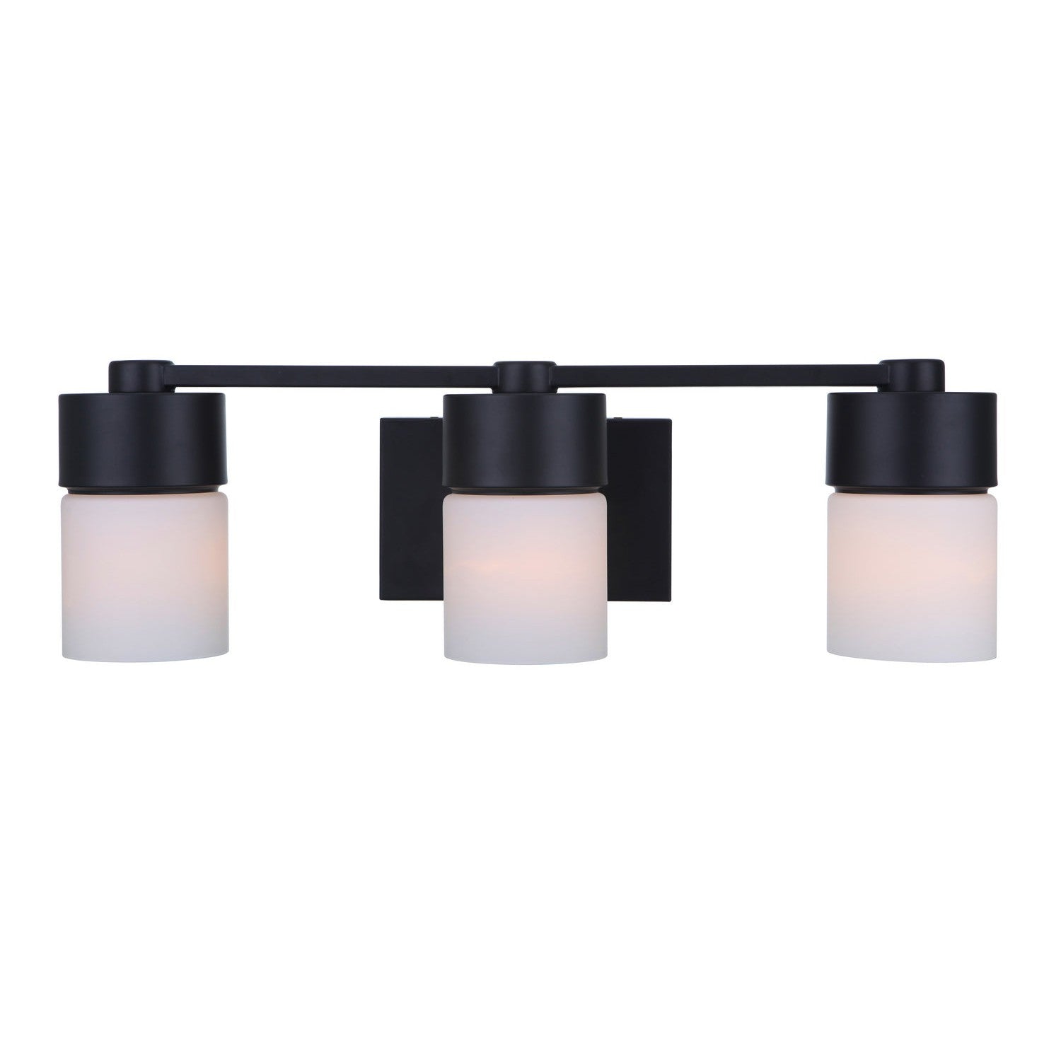 Craftmade - 12322FB3 - Three Light Vanity - District - Flat Black