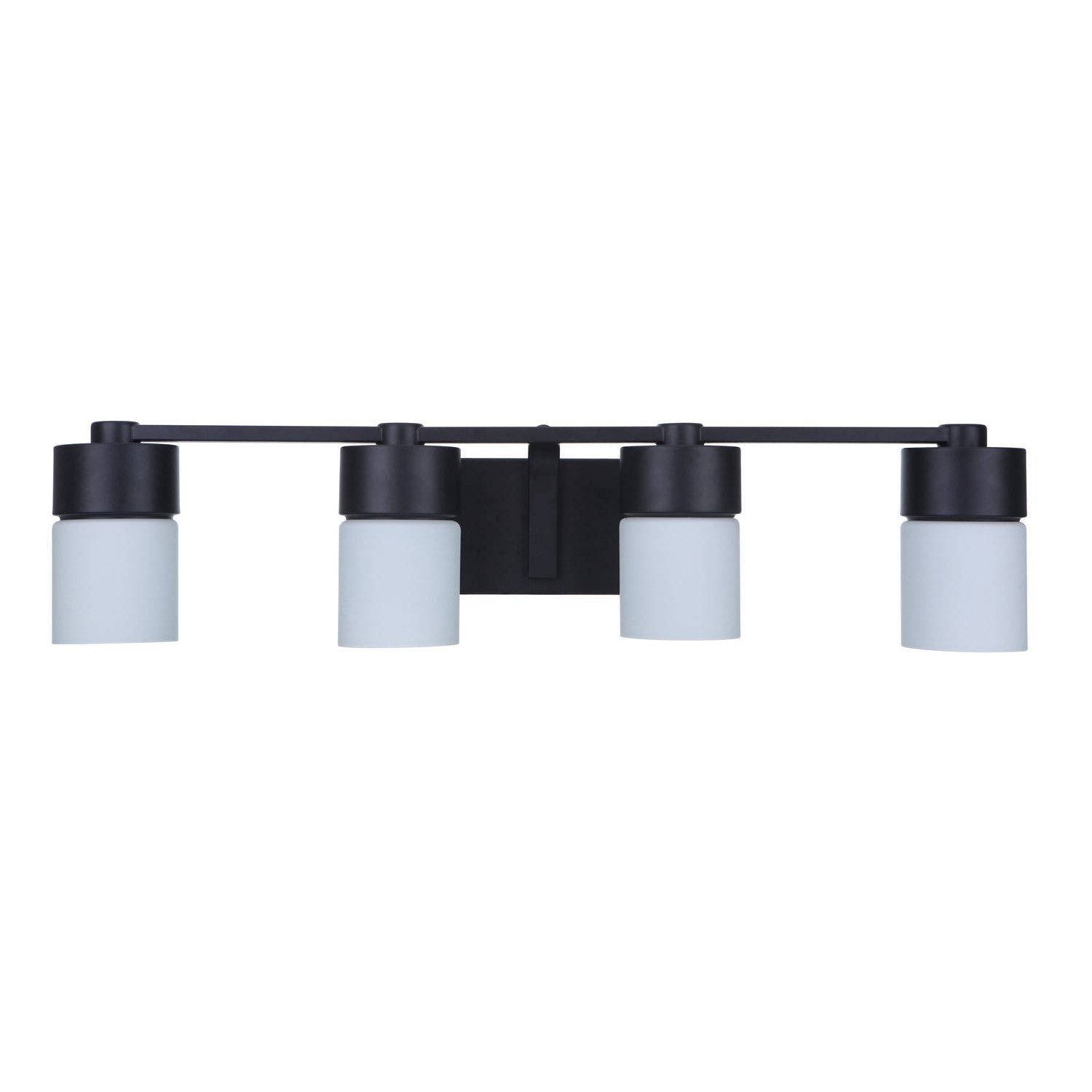 Craftmade - 12331FB4 - Four Light Vanity - District - Flat Black