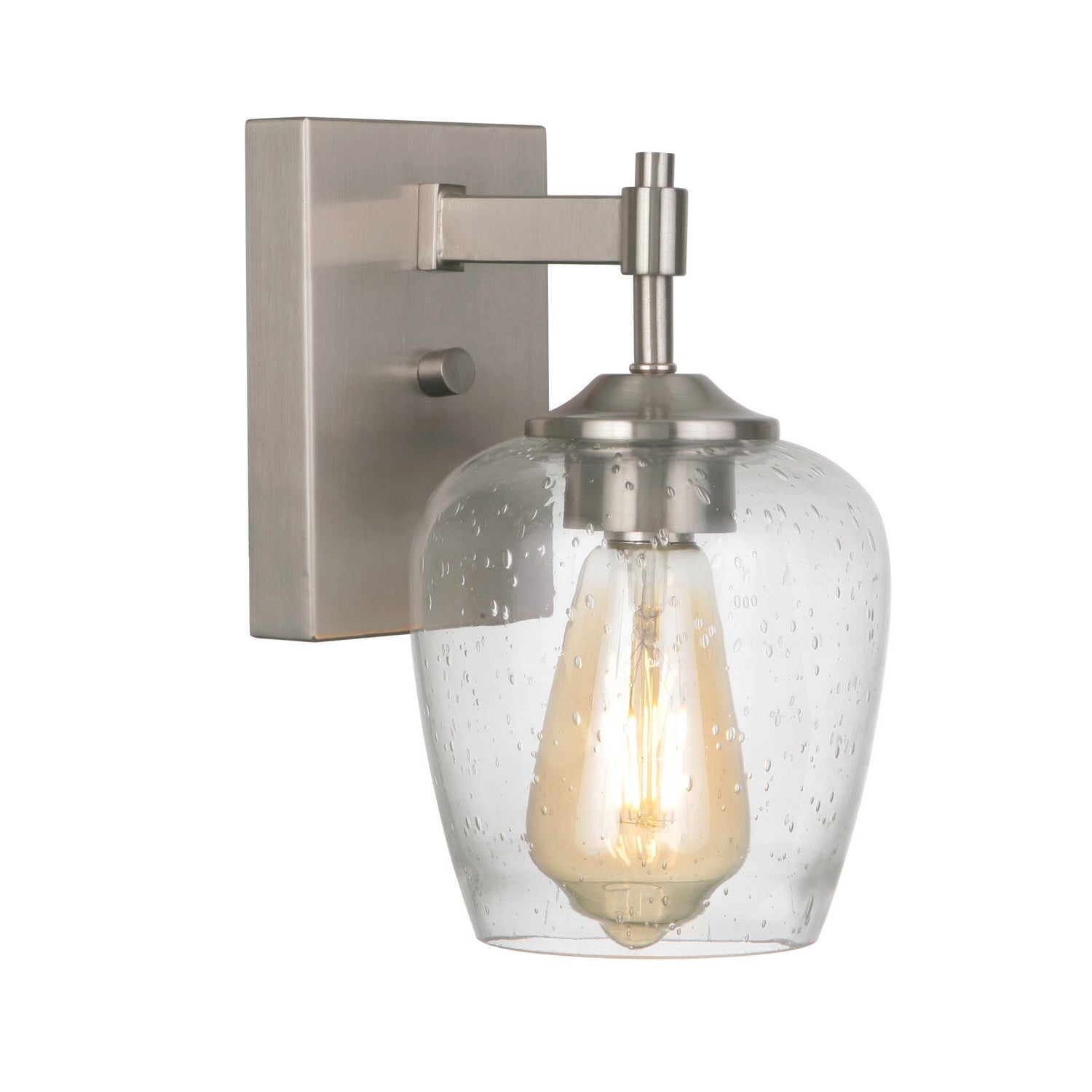 Craftmade - 12406BNK1 - One Light Wall Sconce - Stellen - Brushed Polished Nickel