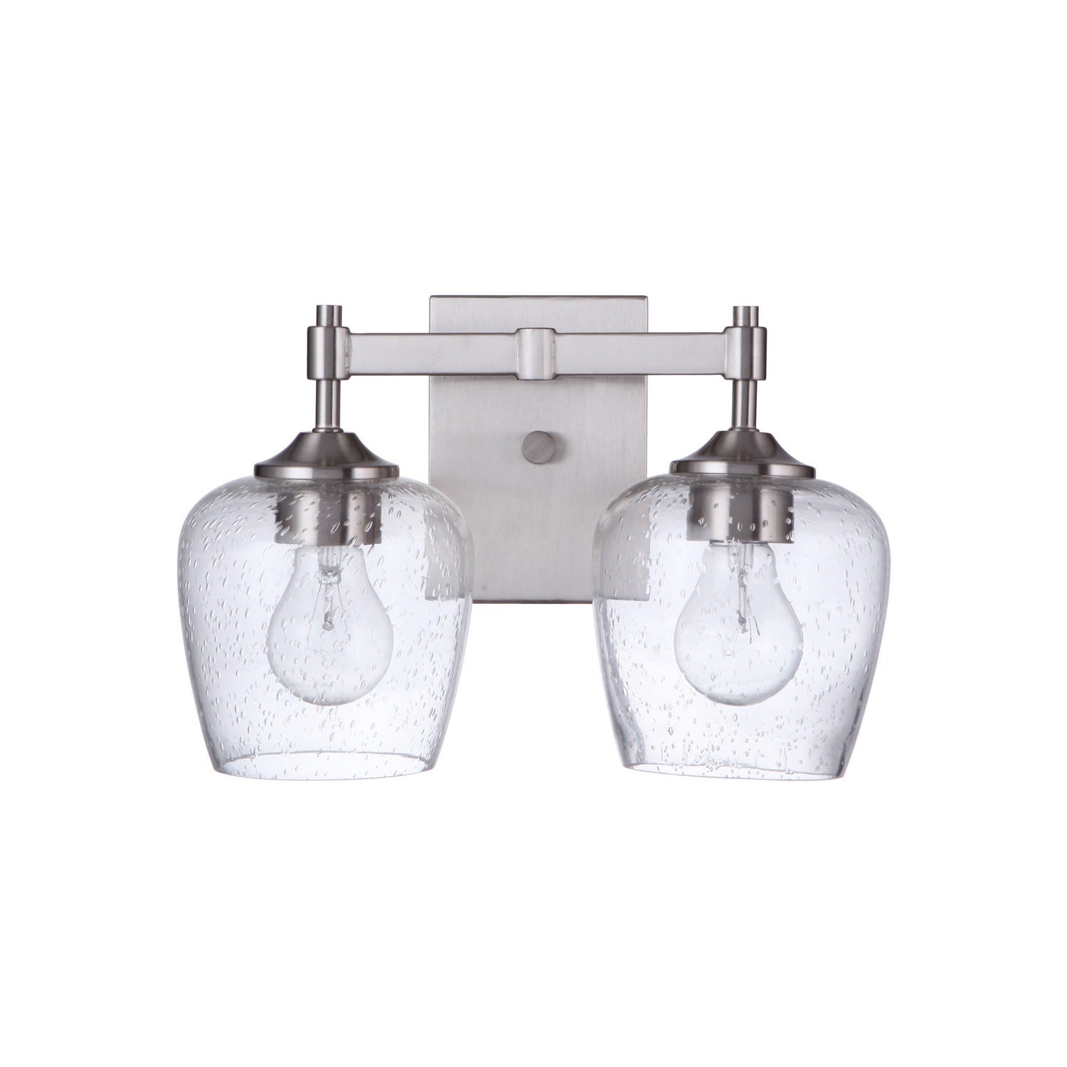 Craftmade - 12413BNK2 - Two Light Vanity - Stellen - Brushed Polished Nickel