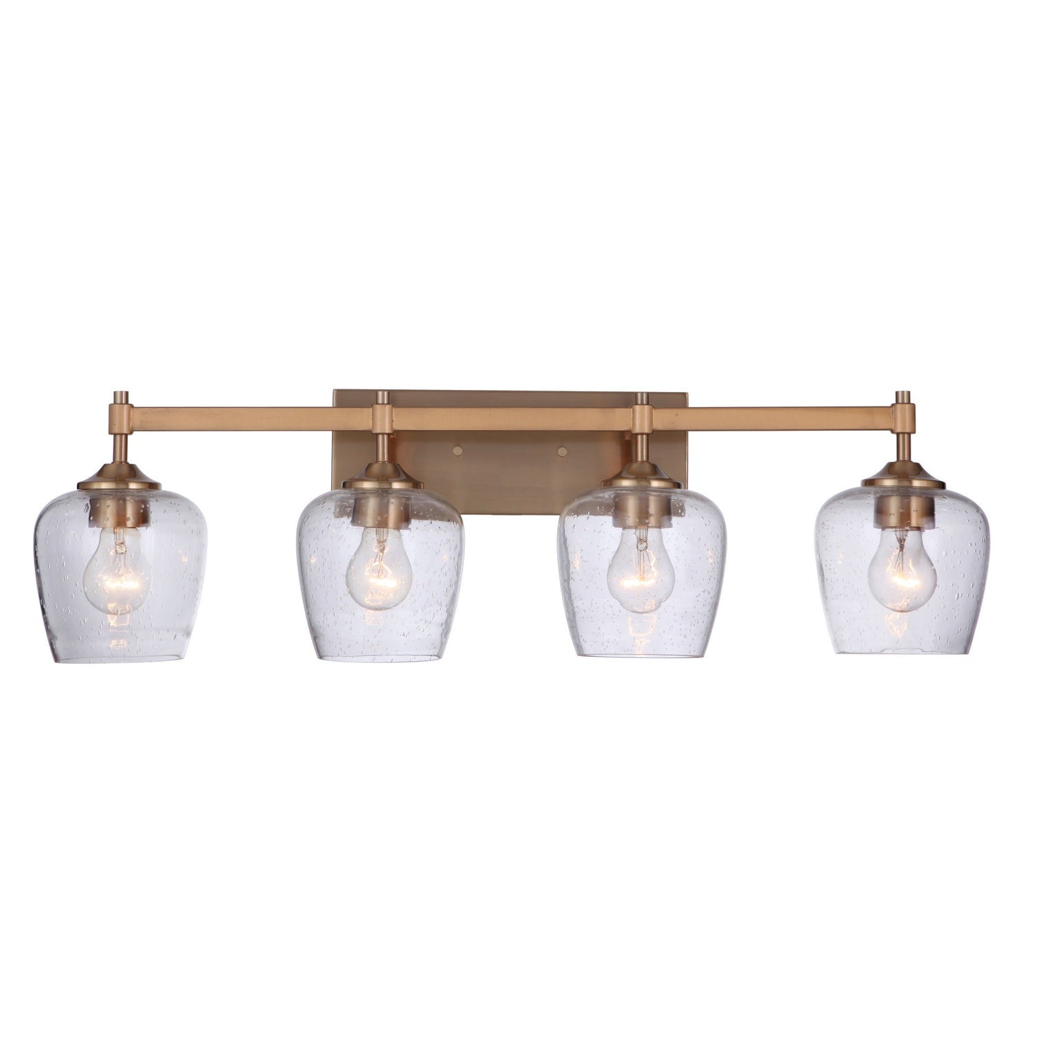 Craftmade - 12430SB4 - Four Light Vanity - Stellen - Satin Brass