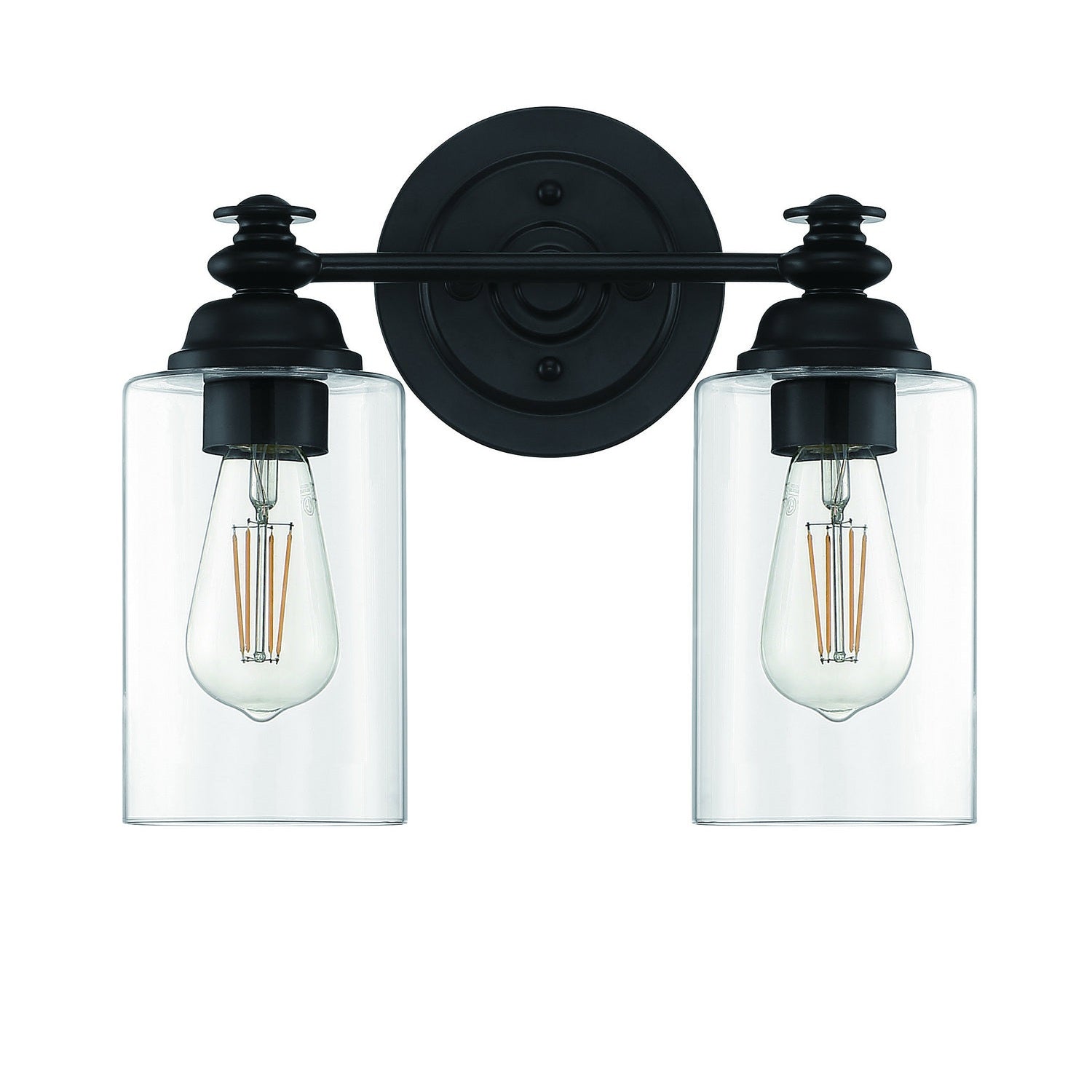 Craftmade - 49802-FB-C - Two Light Vanity - Dardyn - Flat Black