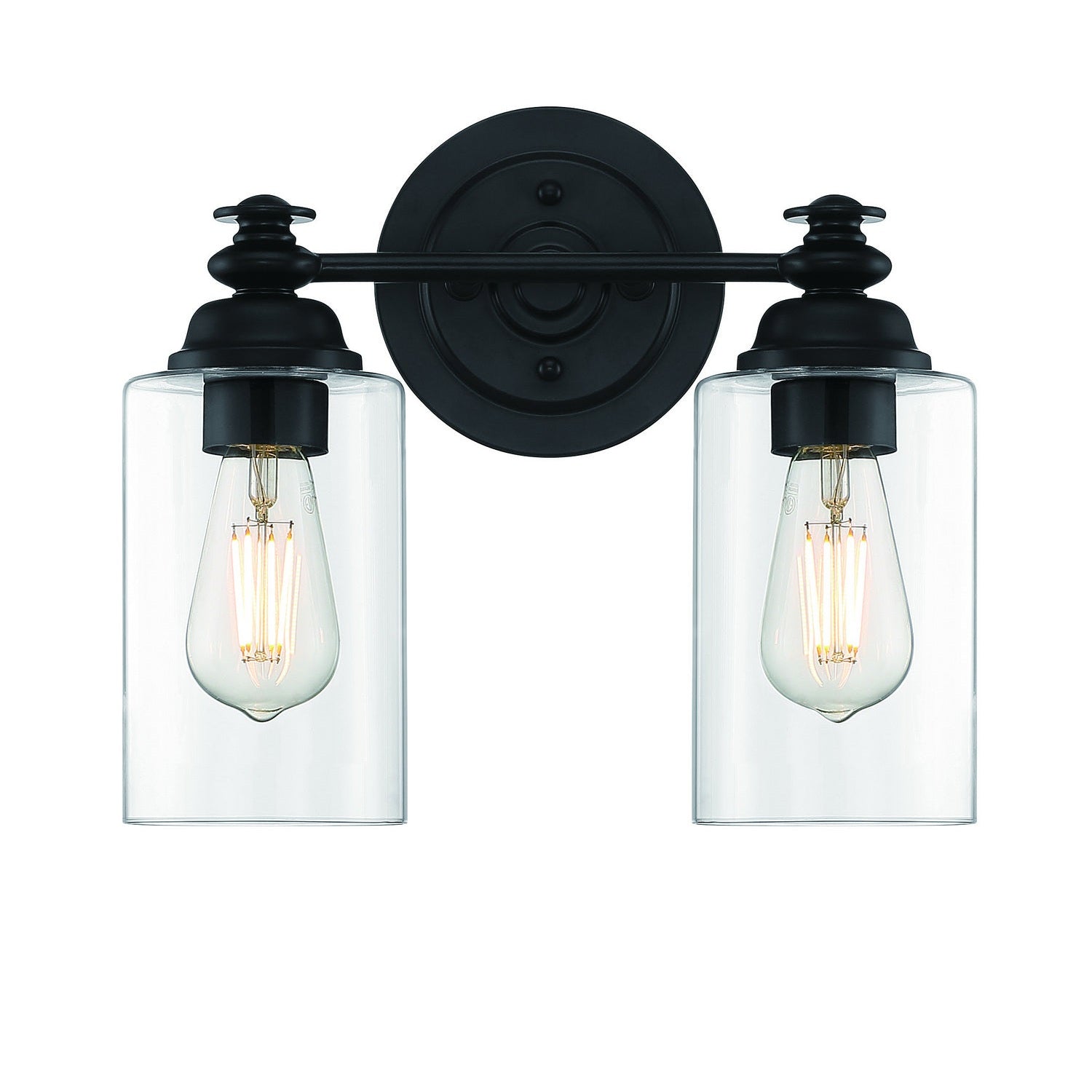 Craftmade - 49802-FB-C - Two Light Vanity - Dardyn - Flat Black