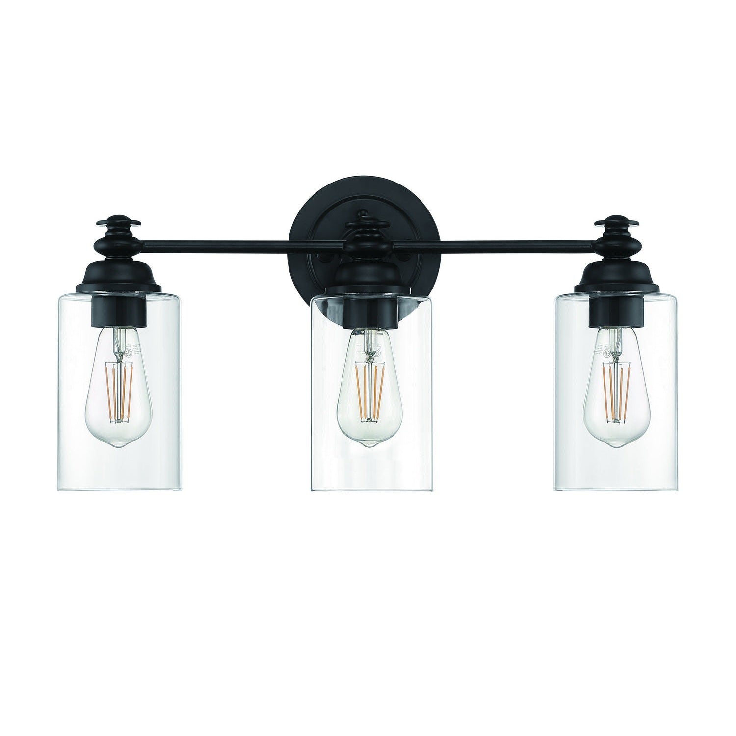 Craftmade - 49803-FB-C - Three Light Vanity - Dardyn - Flat Black