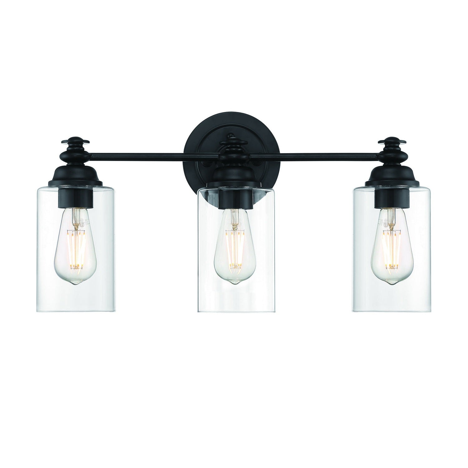 Craftmade - 49803-FB-C - Three Light Vanity - Dardyn - Flat Black