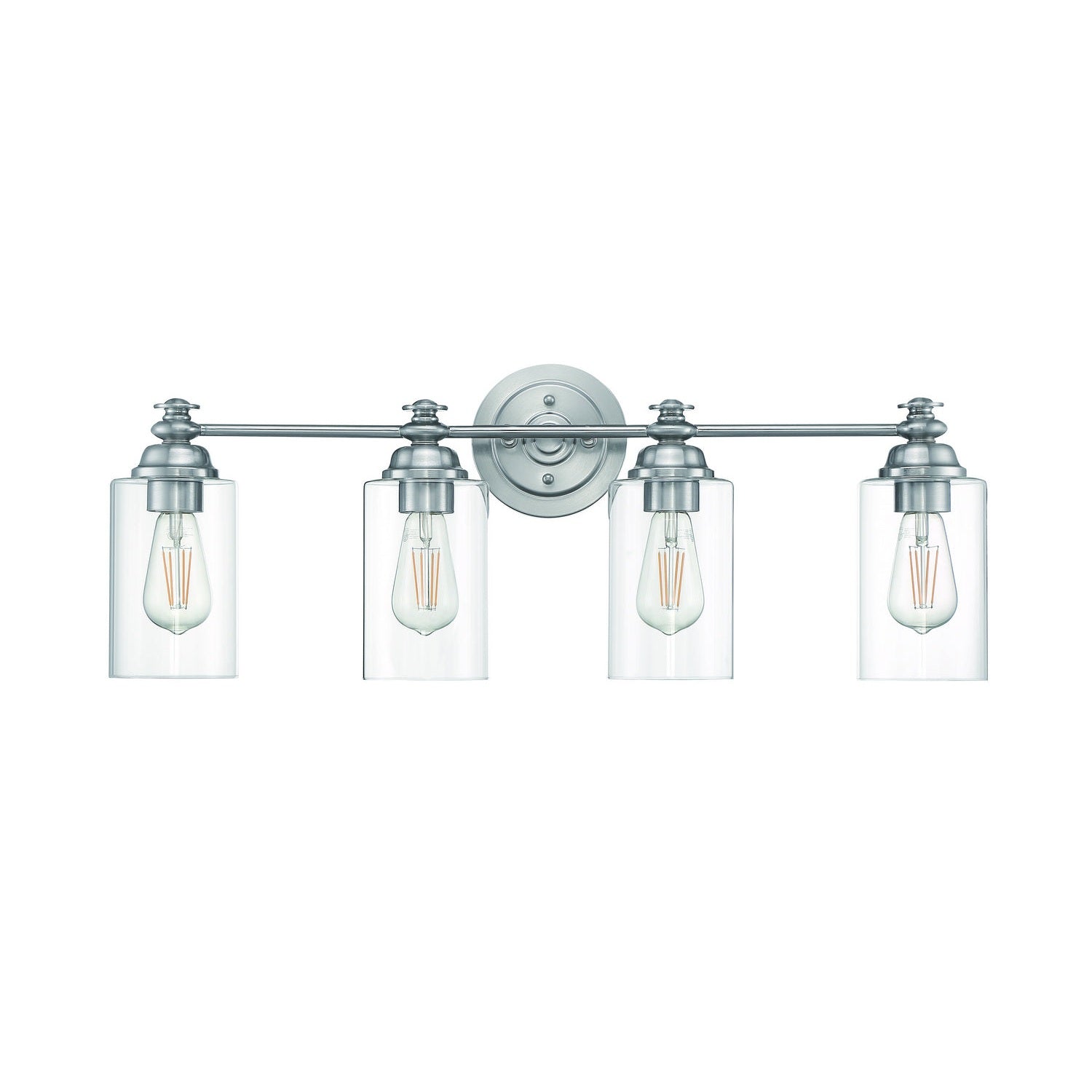 Craftmade - 49804-BNK-C - Four Light Vanity - Dardyn - Brushed Polished Nickel