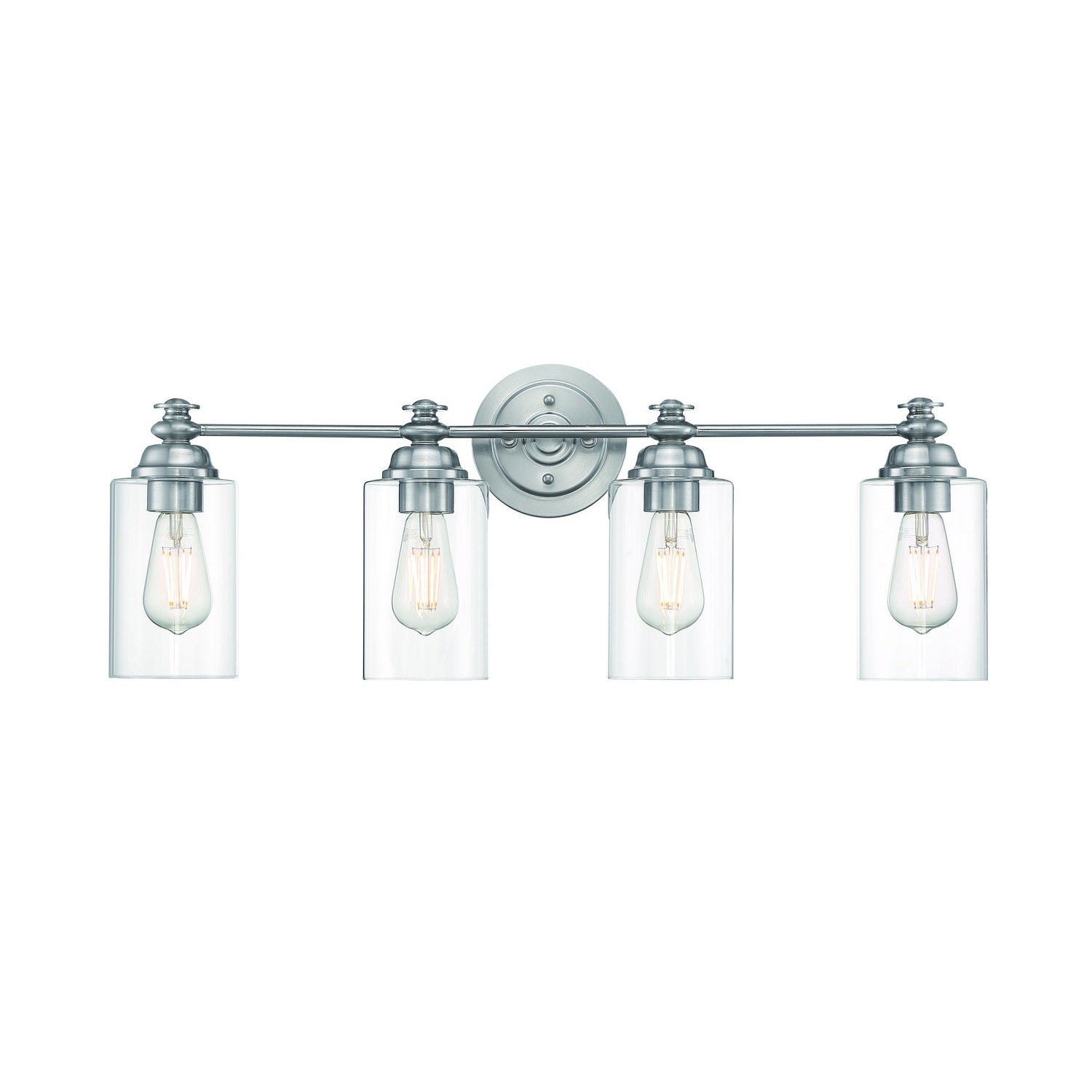 Craftmade - 49804-BNK-C - Four Light Vanity - Dardyn - Brushed Polished Nickel