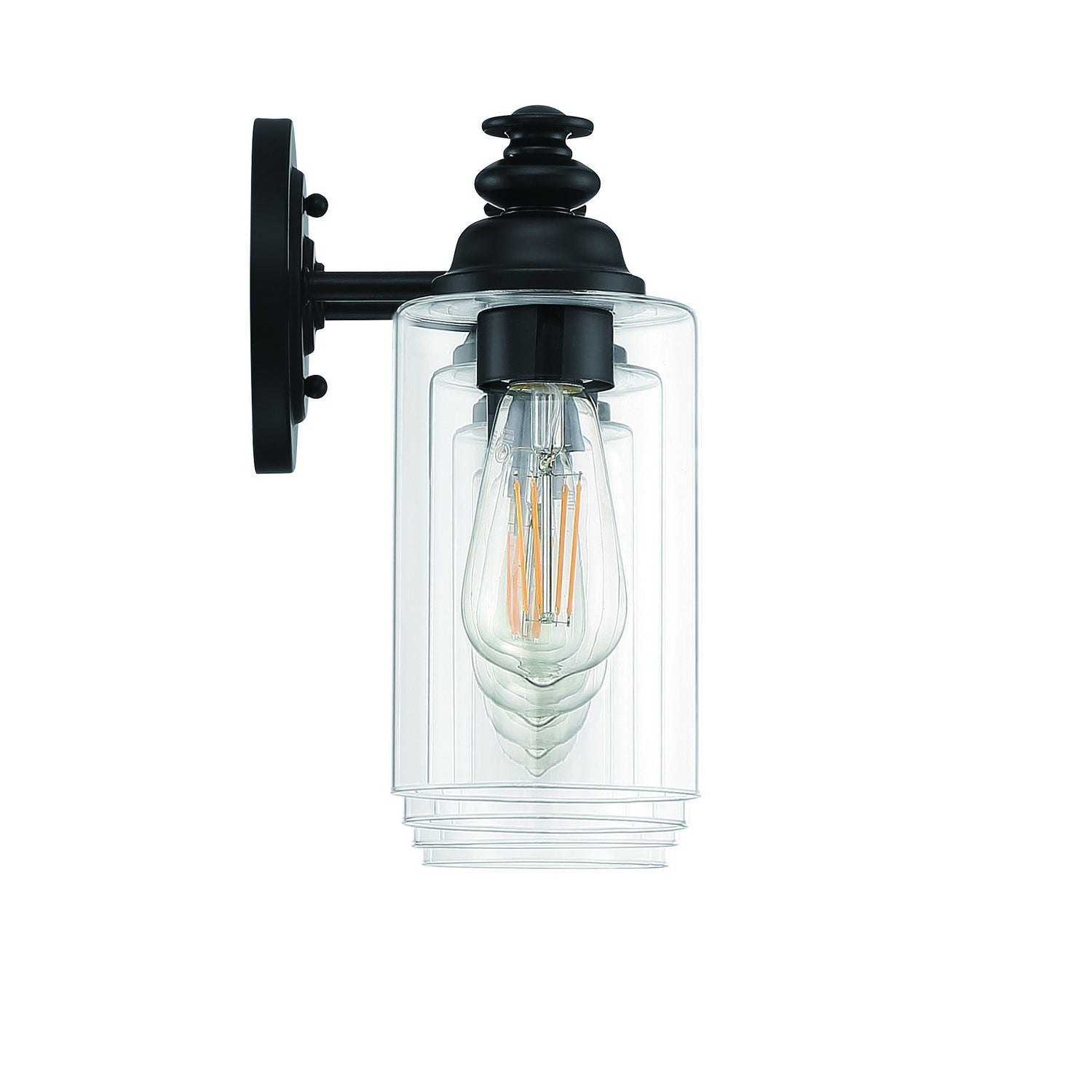 Craftmade - 49804-FB-C - Four Light Vanity - Dardyn - Flat Black