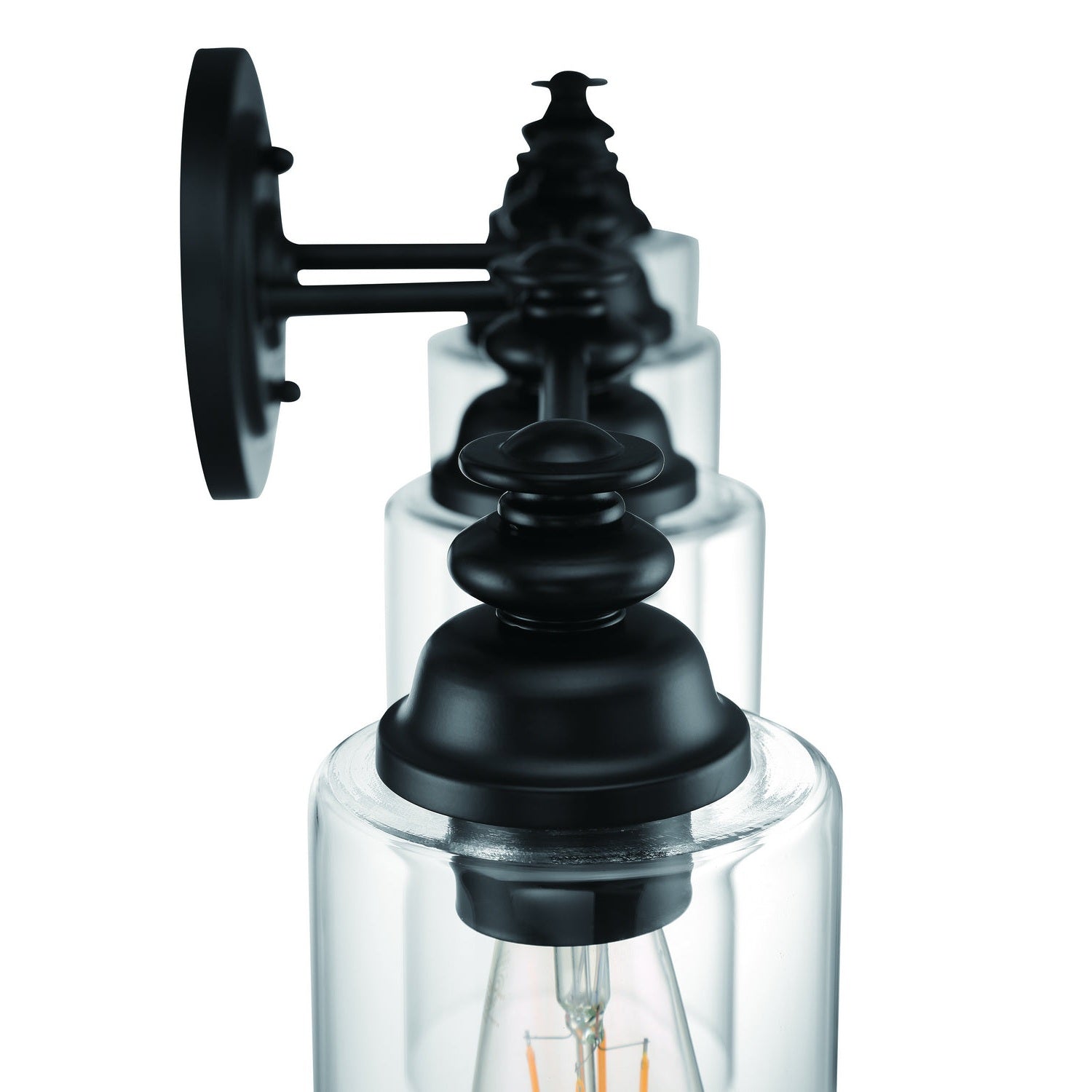 Craftmade - 49804-FB-C - Four Light Vanity - Dardyn - Flat Black