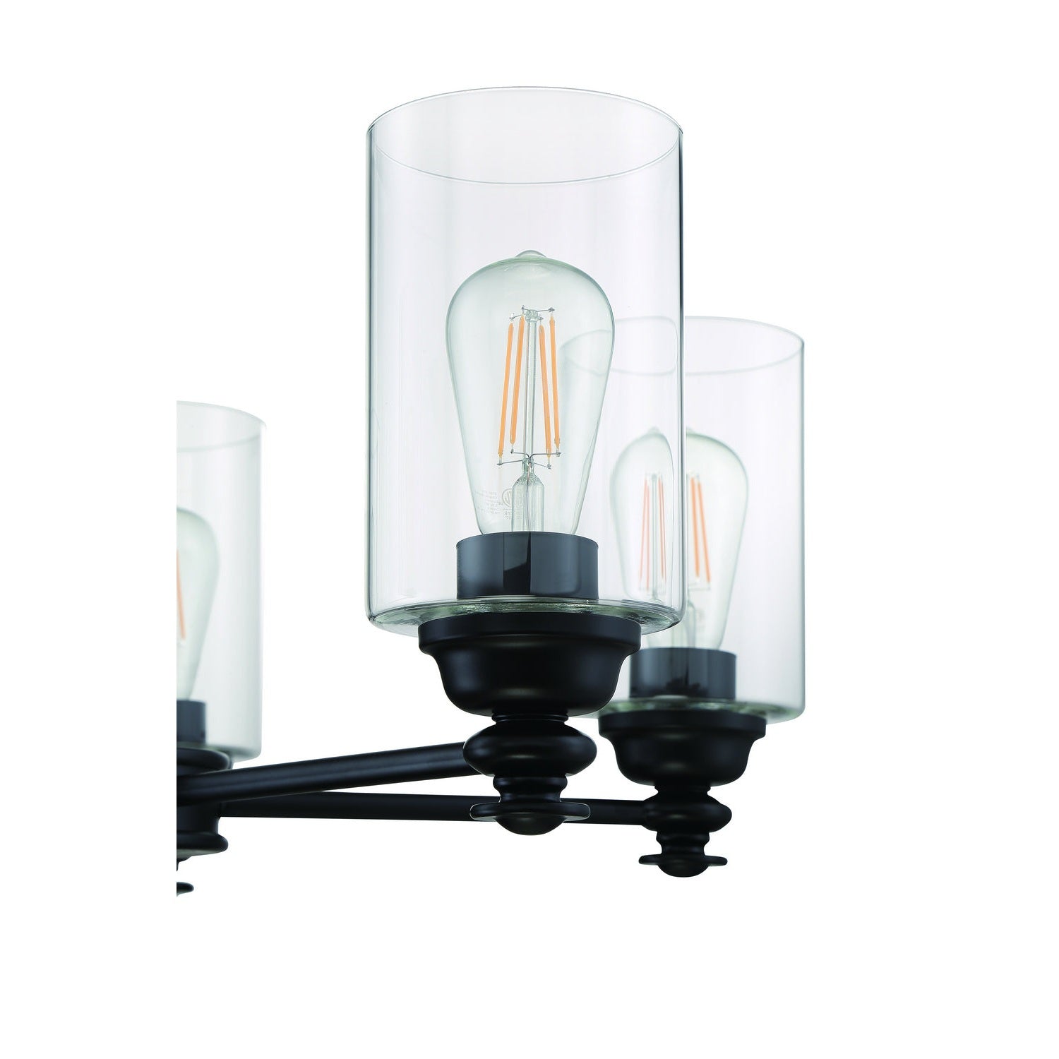 Craftmade - 49825-FB-C - Five Light Chandelier - Dardyn - Flat Black