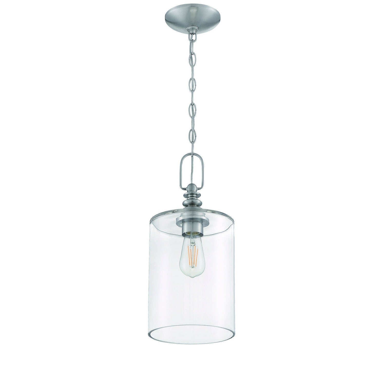 Craftmade - 49891-BNK-C - One Light Mini Pendant - Dardyn - Brushed Polished Nickel