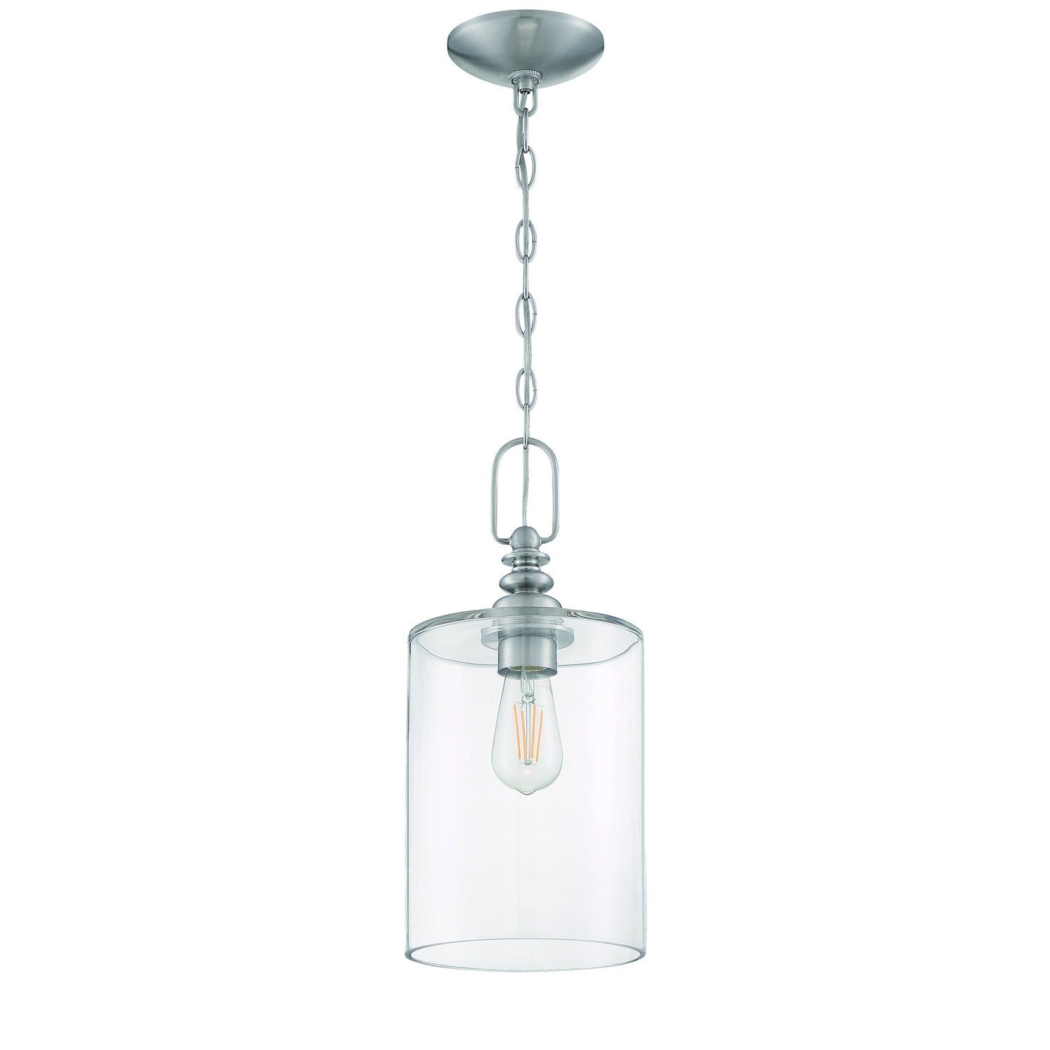 Craftmade - 49891-BNK-C - One Light Mini Pendant - Dardyn - Brushed Polished Nickel