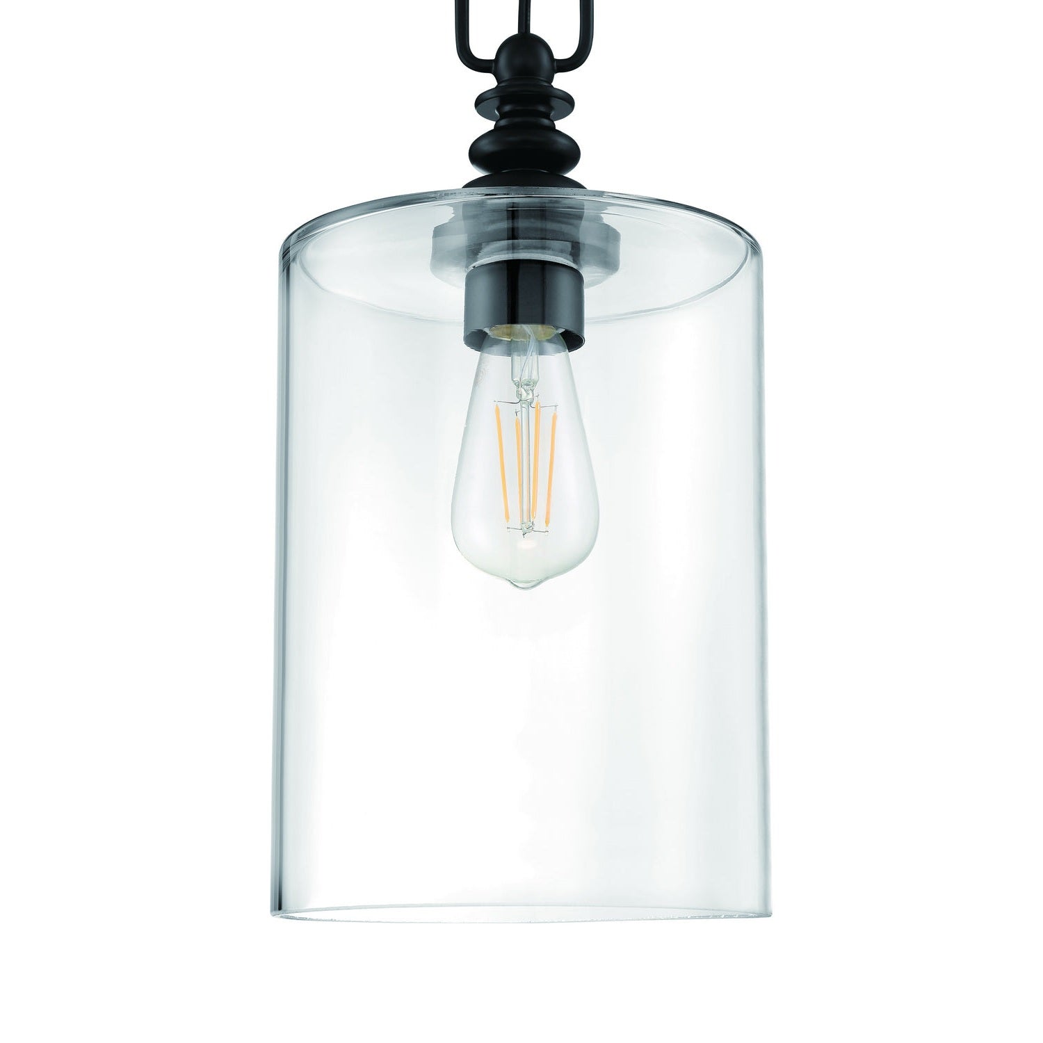 Craftmade - 49891-FB-C - One Light Mini Pendant - Dardyn - Flat Black