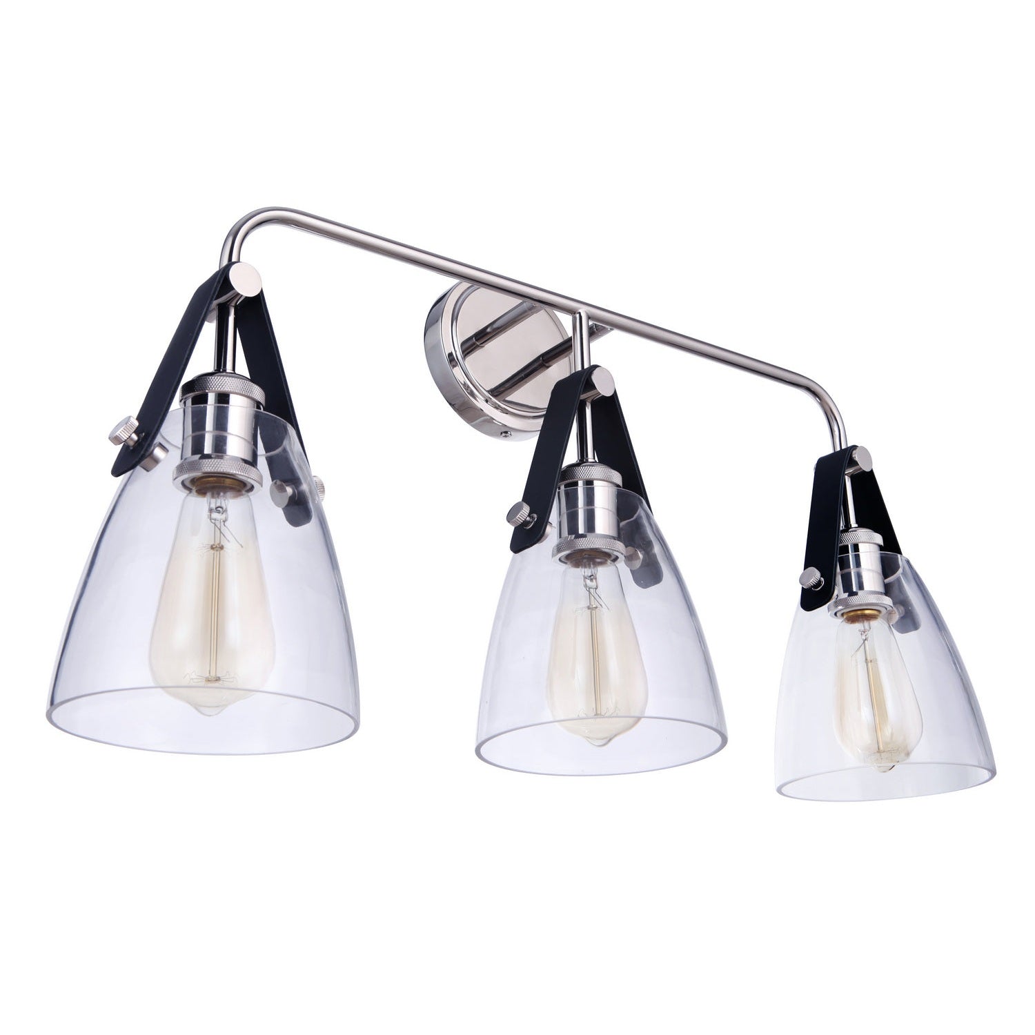 Craftmade - 51303-PLN - Three Light Vanity - Hagen - Polished Nickel
