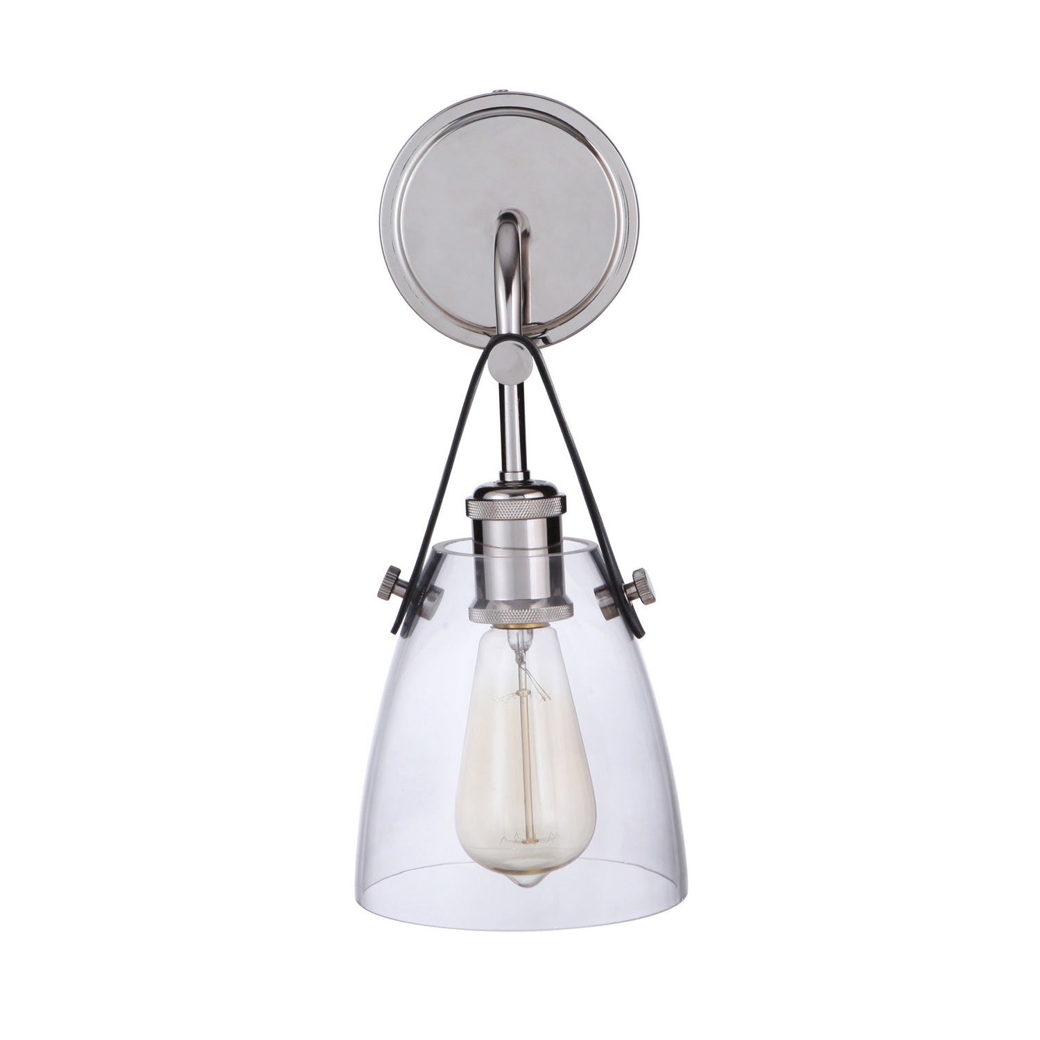 Craftmade - 51361-PLN - One Light Wall Sconce - Hagen - Polished Nickel
