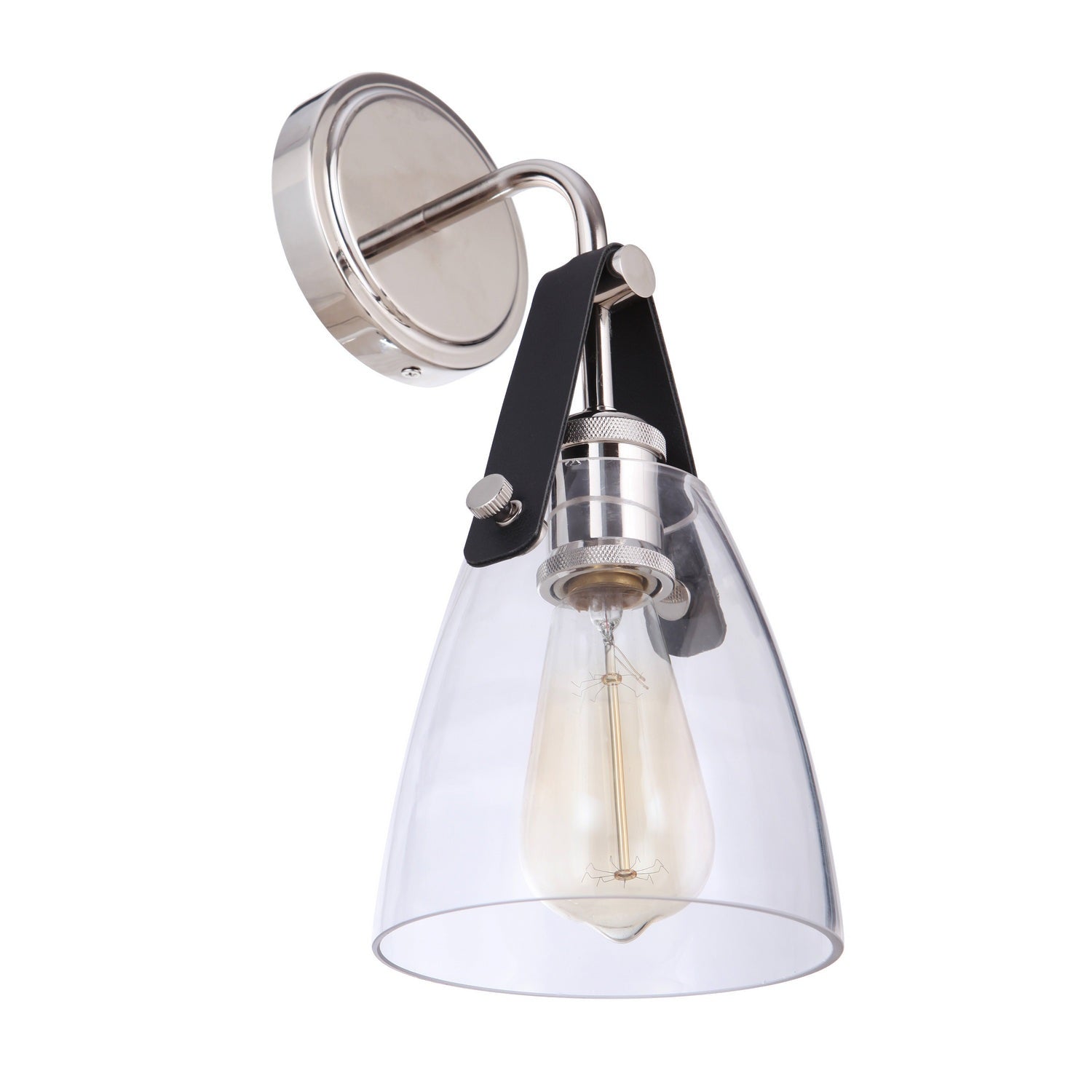 Craftmade - 51361-PLN - One Light Wall Sconce - Hagen - Polished Nickel