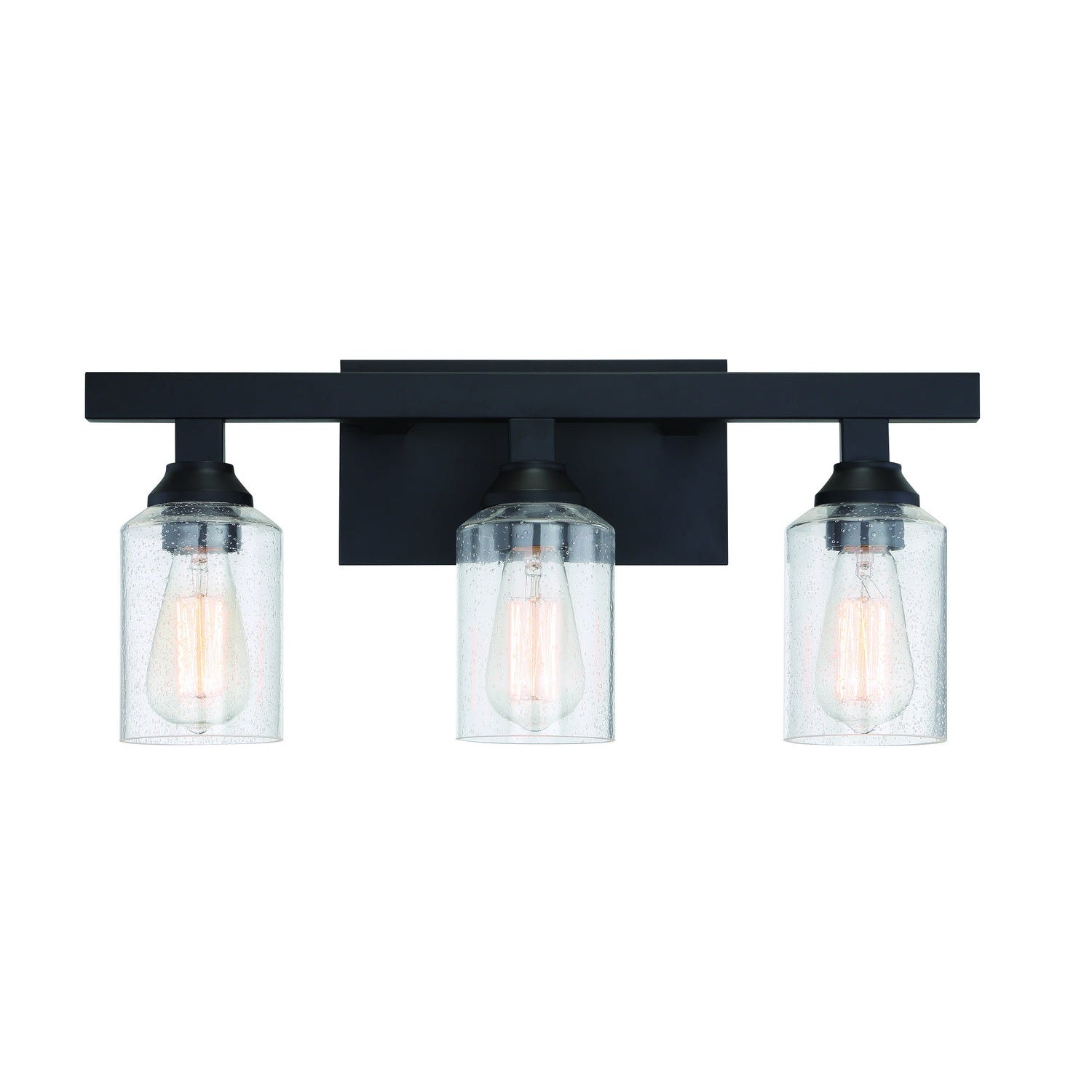 Craftmade - 53103-FB - Three Light Vanity - Chicago - Flat Black