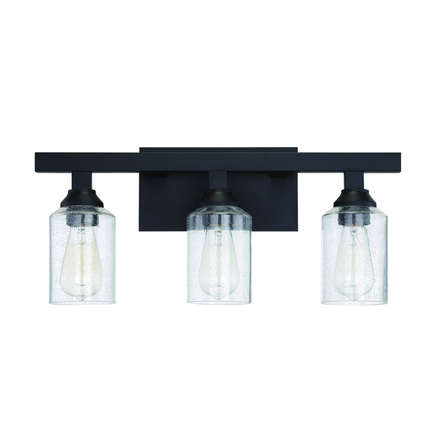 Craftmade - 53103-FB - Three Light Vanity - Chicago - Flat Black