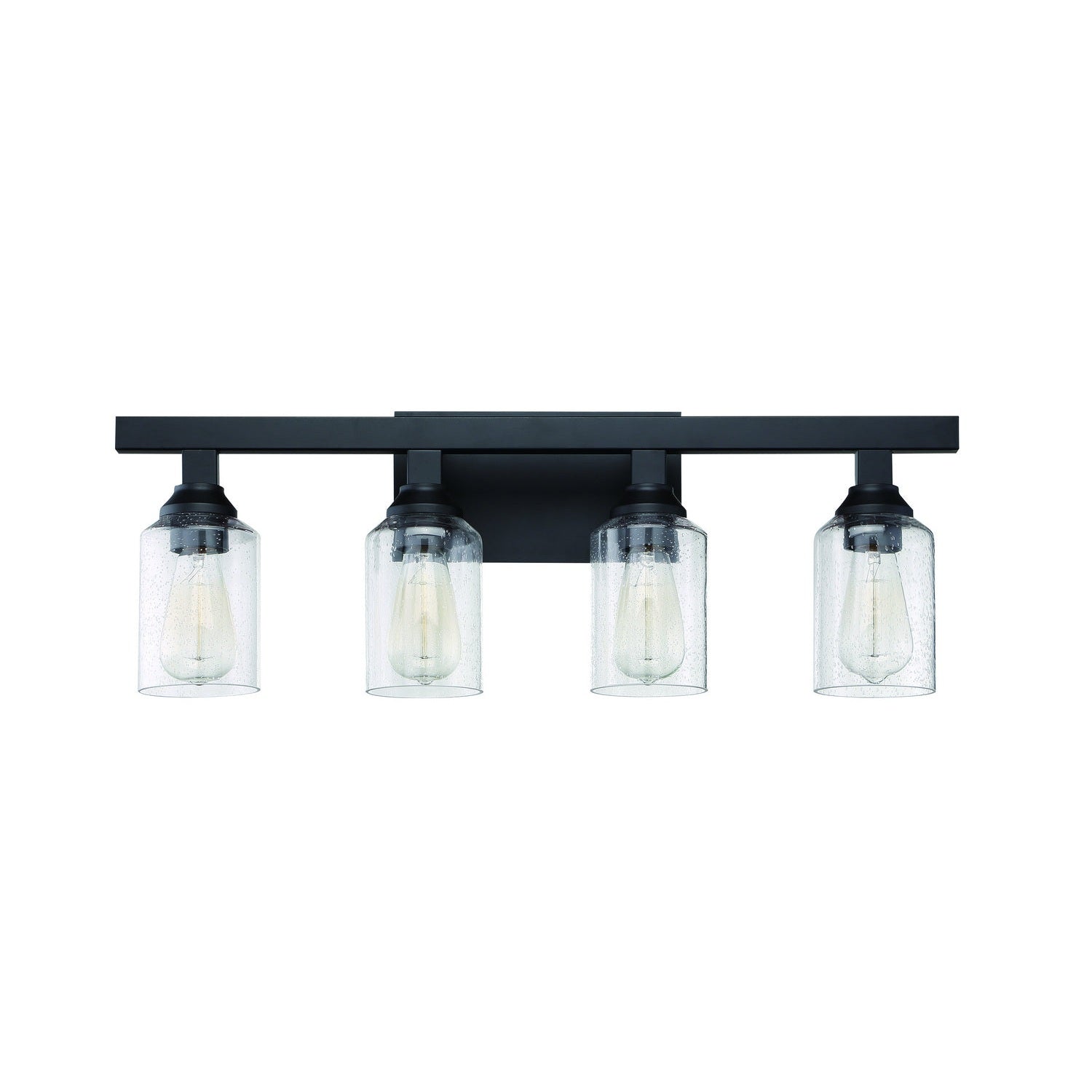 Craftmade - 53104-FB - Four Light Vanity - Chicago - Flat Black
