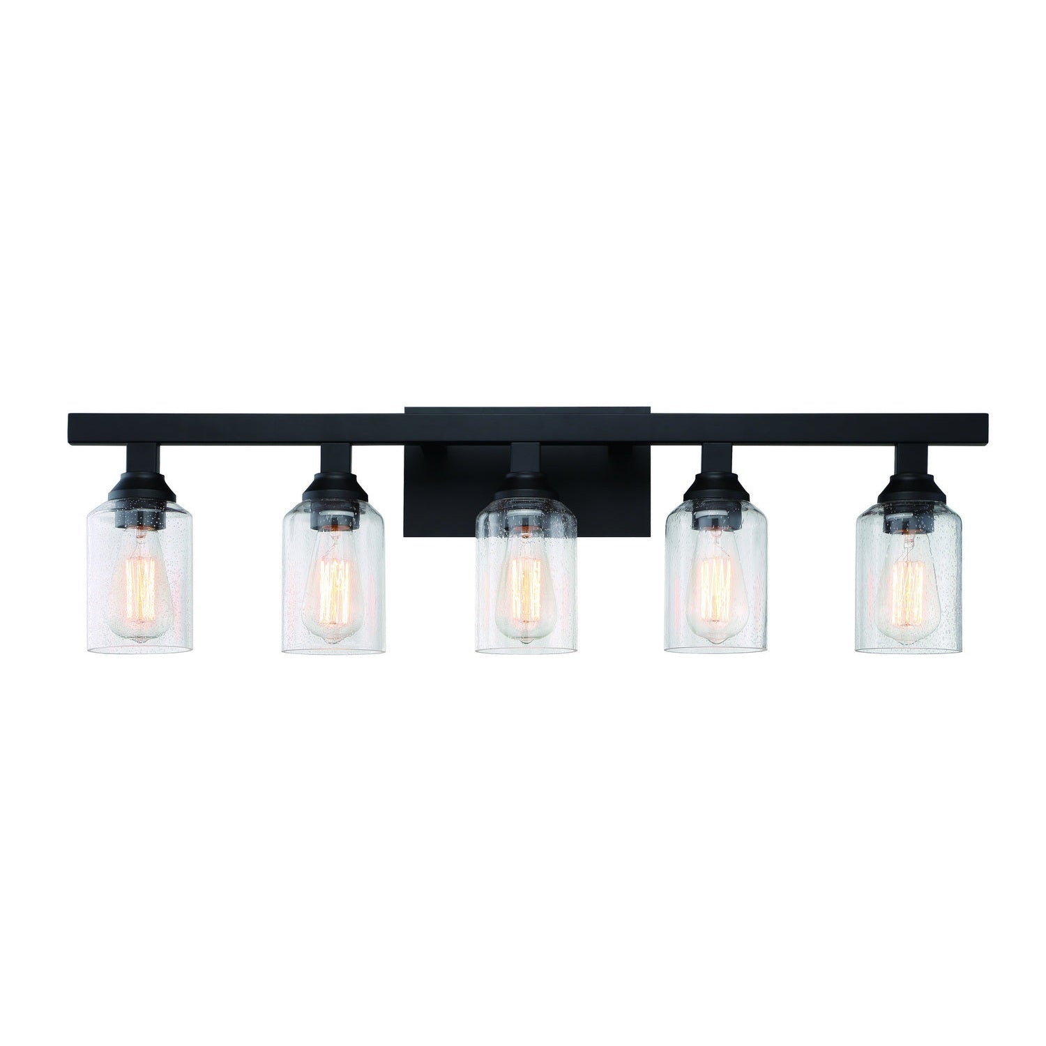 Craftmade - 53105-FB - Five Light Vanity - Chicago - Flat Black