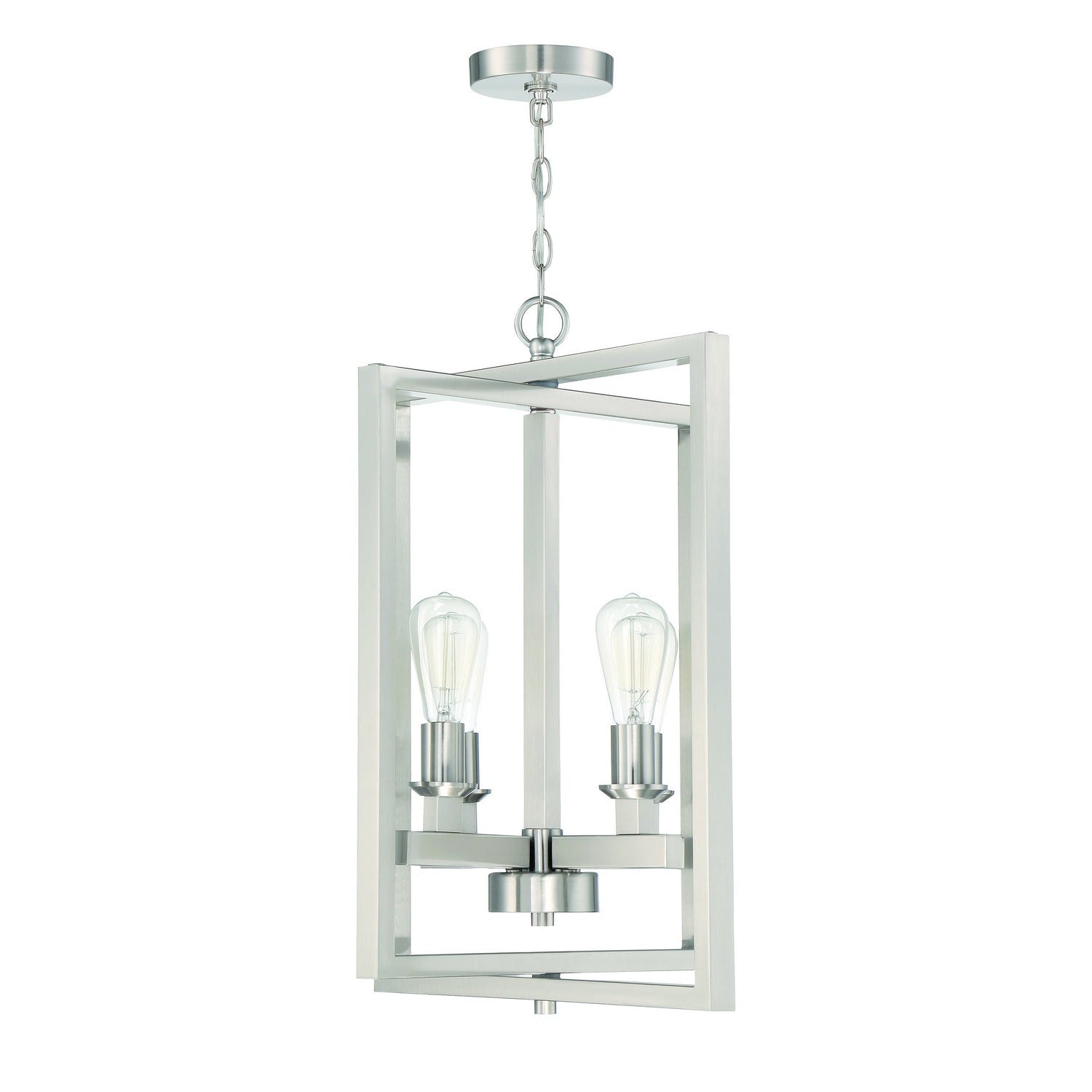 Craftmade - 53134-BNK - Four Light Foyer Pendant - Chicago - Brushed Polished Nickel