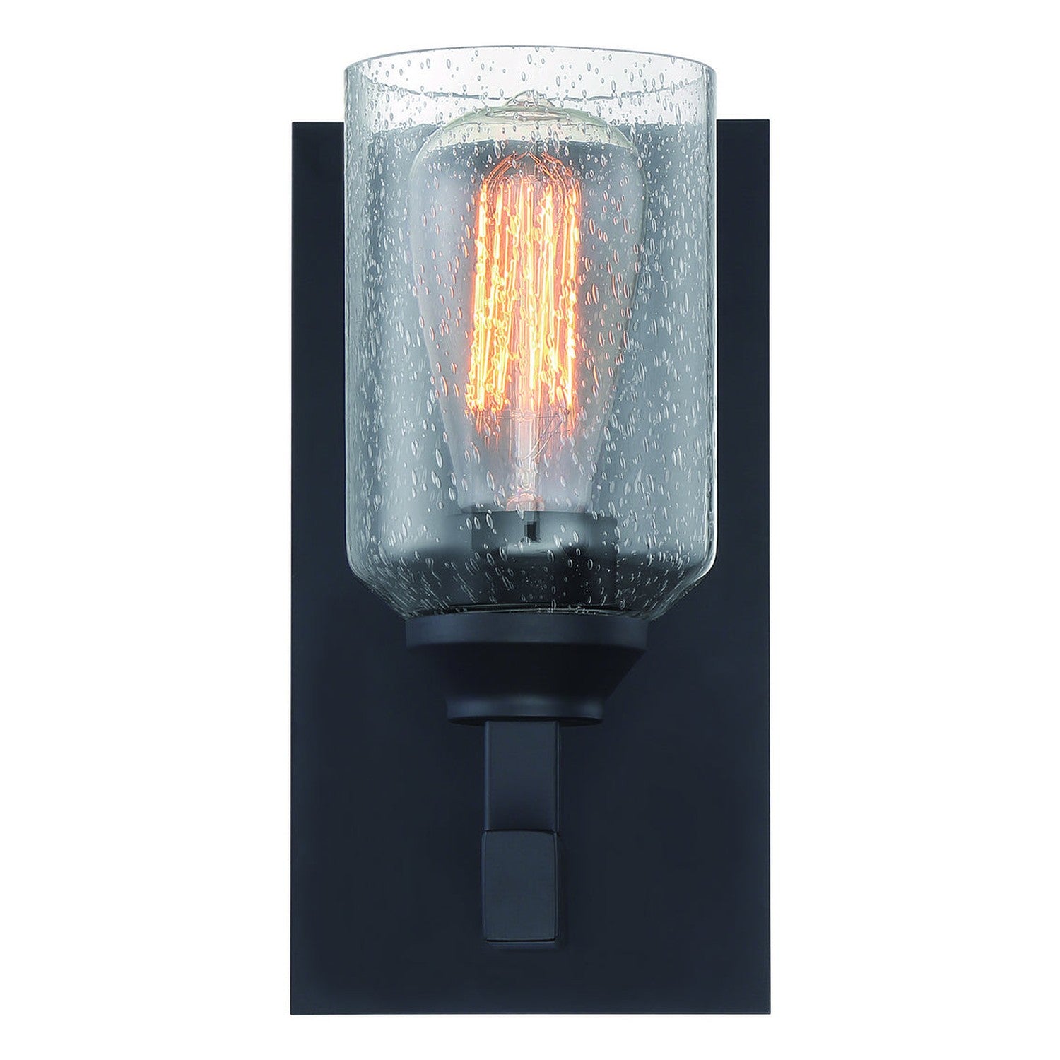 Craftmade - 53161-FB - One Light Wall Sconce - Chicago - Flat Black
