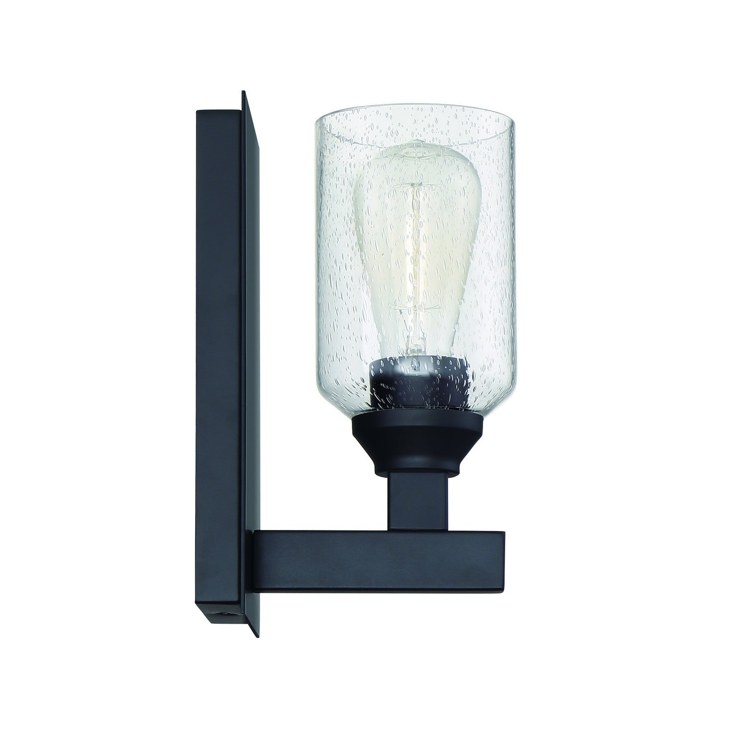 Craftmade - 53161-FB - One Light Wall Sconce - Chicago - Flat Black