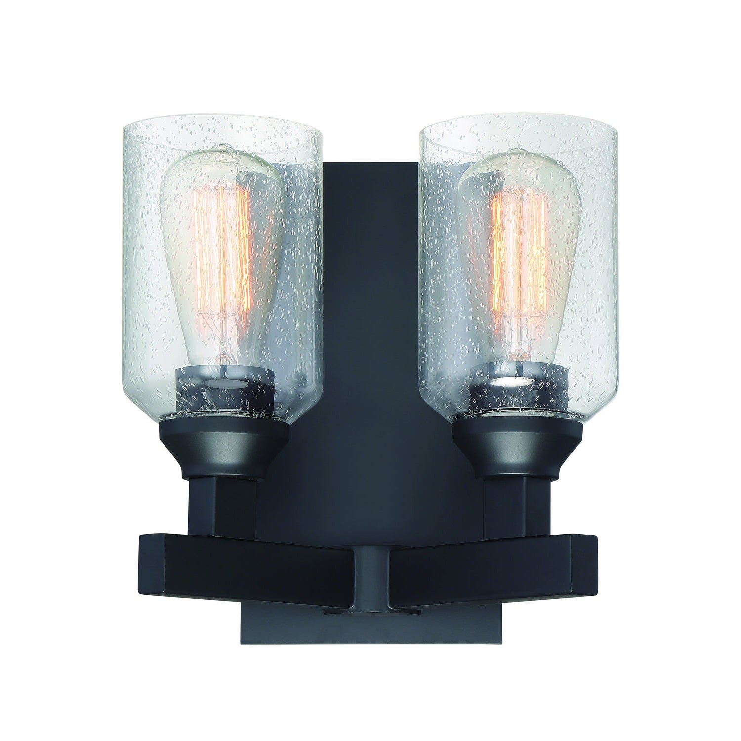 Craftmade - 53162-FB - Two Light Wall Sconce - Chicago - Flat Black