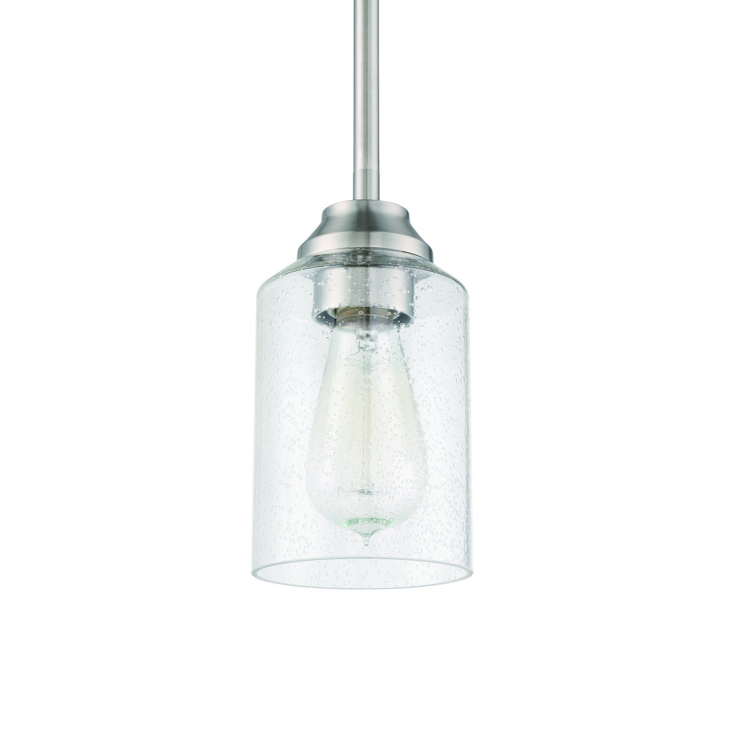 Craftmade - 53191-BNK - One Light Mini Pendant - Chicago - Brushed Polished Nickel