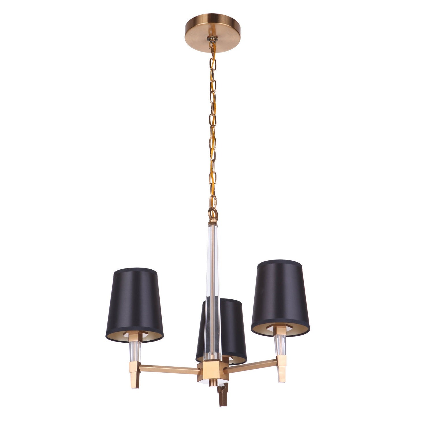 Craftmade - 53223-SB - Three Light Chandelier - Tarryn - Satin Brass