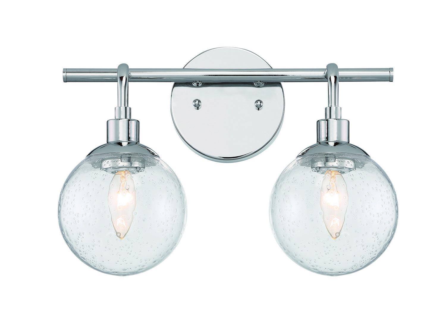 Craftmade - 53302-CH - Two Light Vanity - Que - Chrome