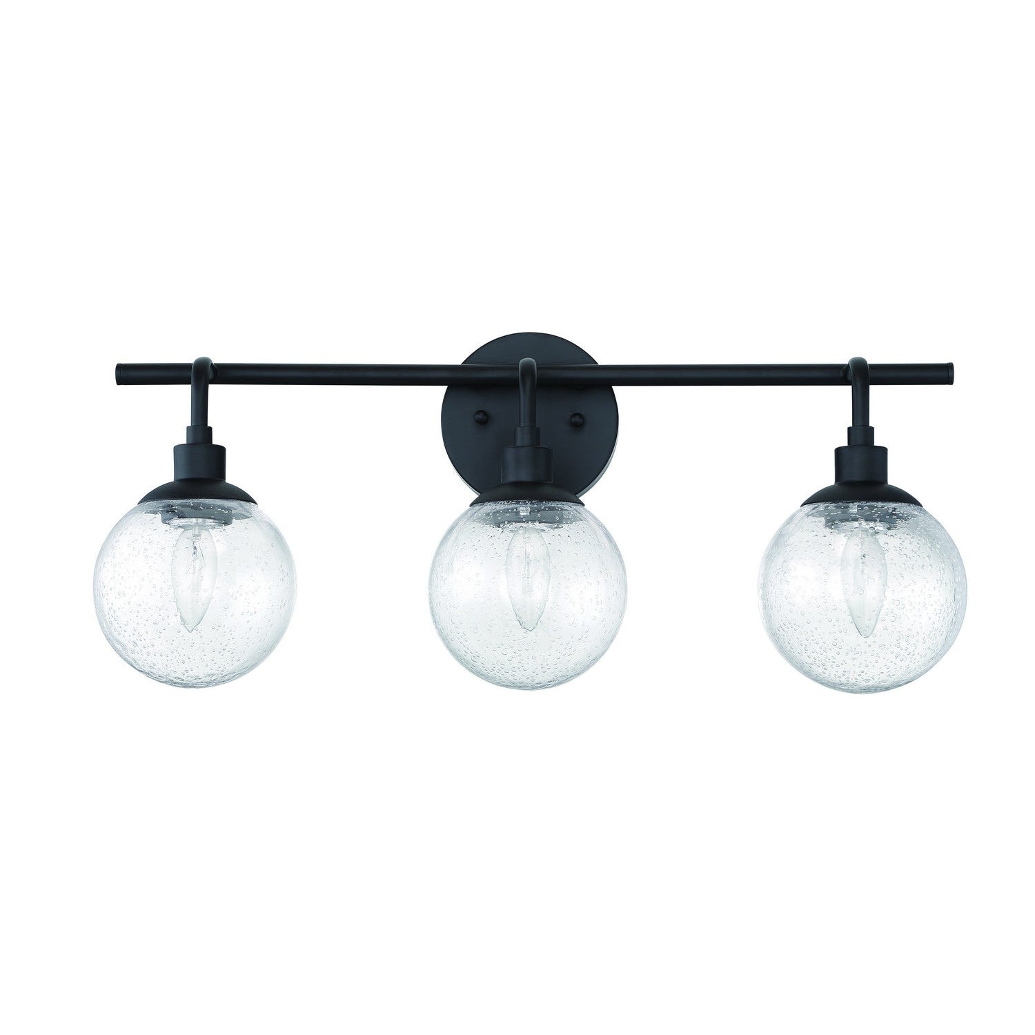 Craftmade - 53303-FB - Three Light Vanity - Que - Flat Black