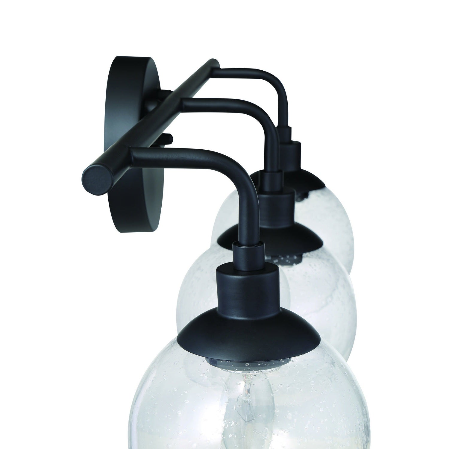 Craftmade - 53303-FB - Three Light Vanity - Que - Flat Black