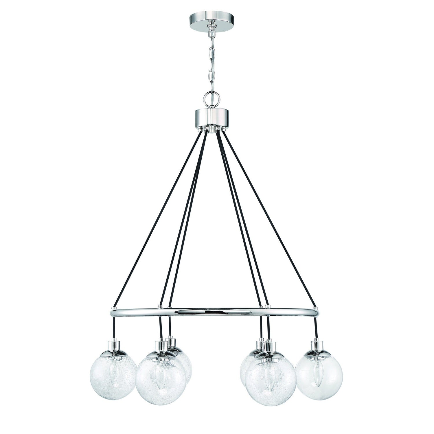 Craftmade - 53326-CH - Six Light Chandelier - Que - Chrome